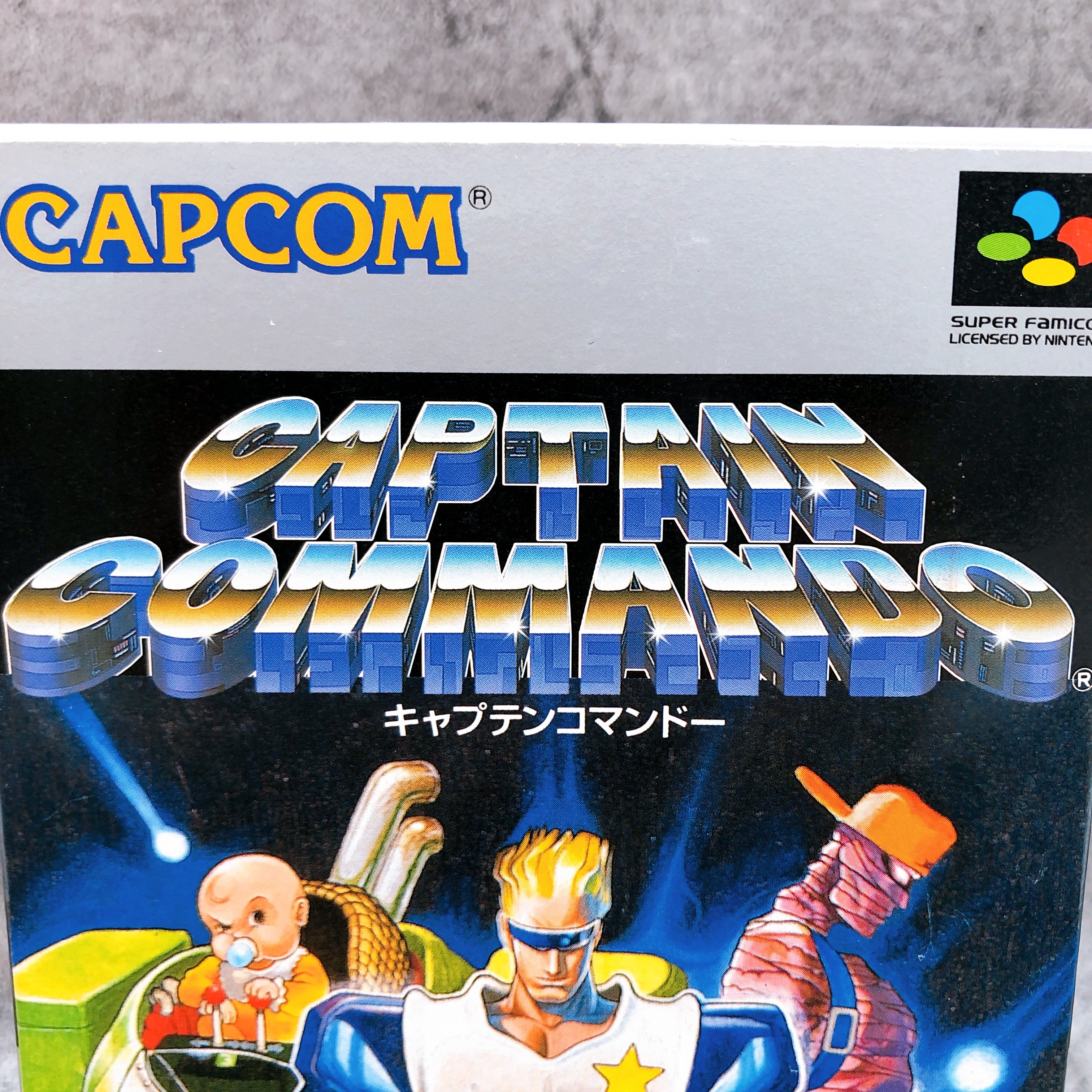 Nintendo Super Famicom Captain Commando Capcom Japan SNES SFC Game in Stock