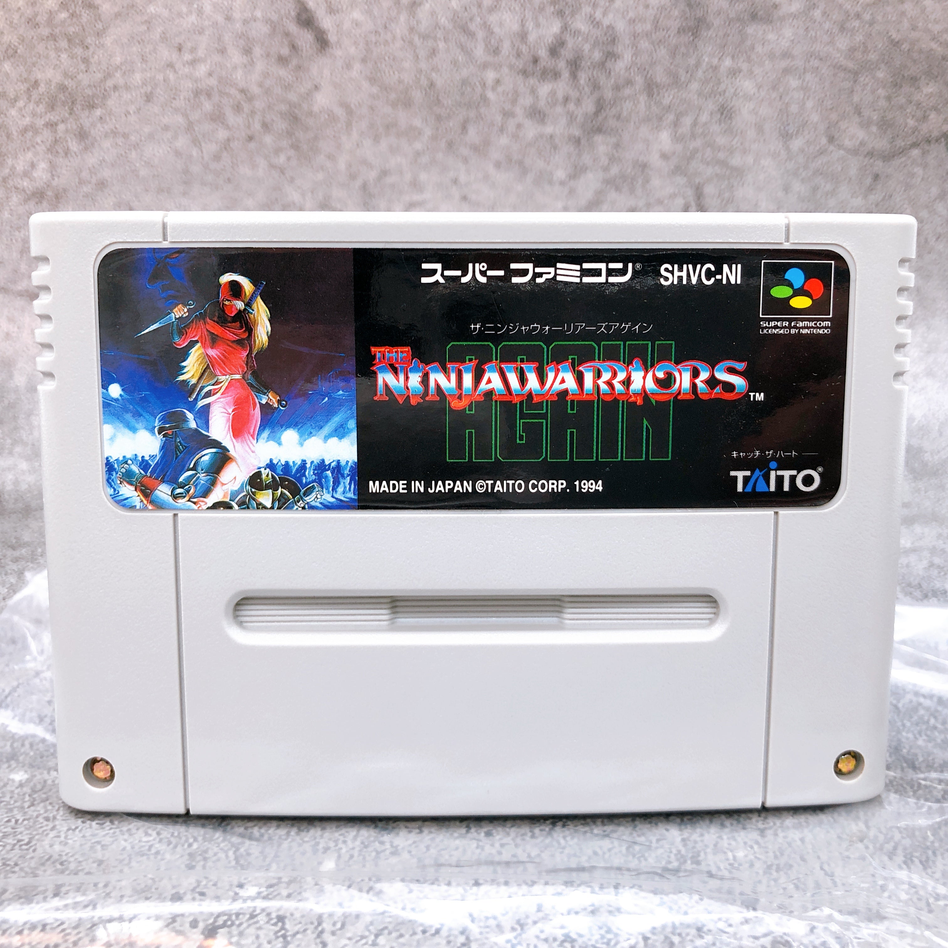 Nintendo Super Famicom Ninja Warriors Again Taito Japan SNES SFC Game in Stock