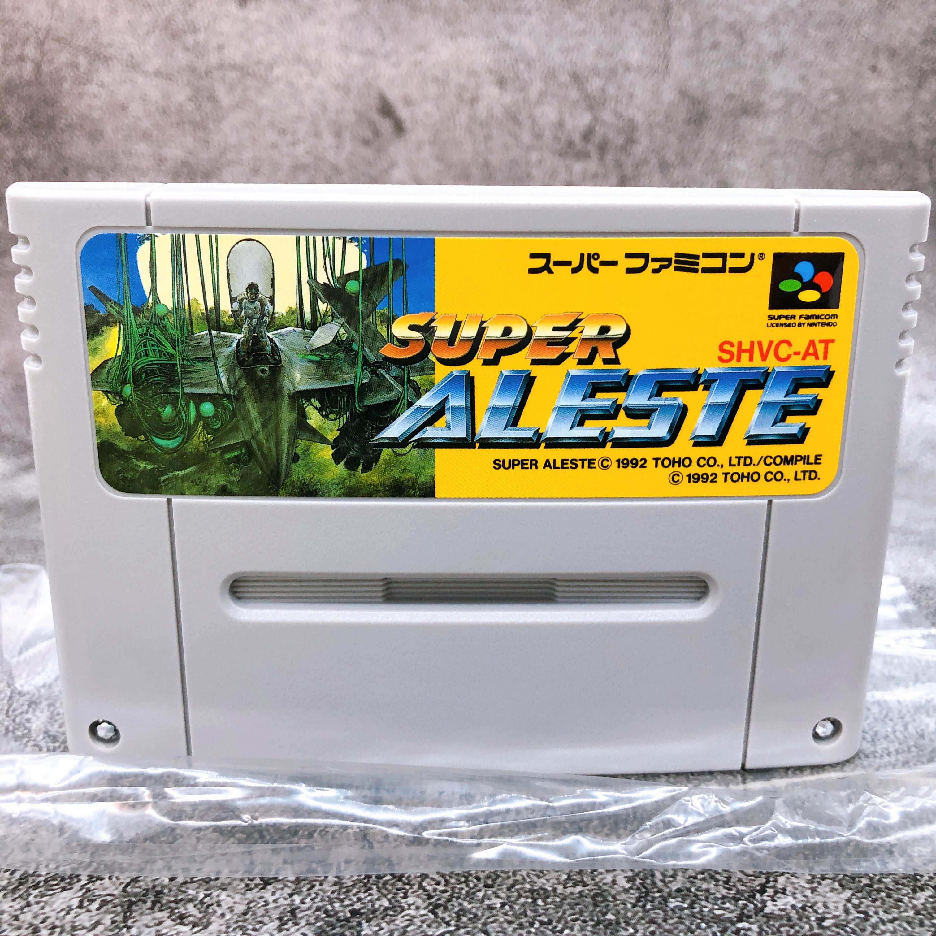 Nintendo Super Famicom Super Aleste Toho Japan Shooting SNES SFC Game in Stock