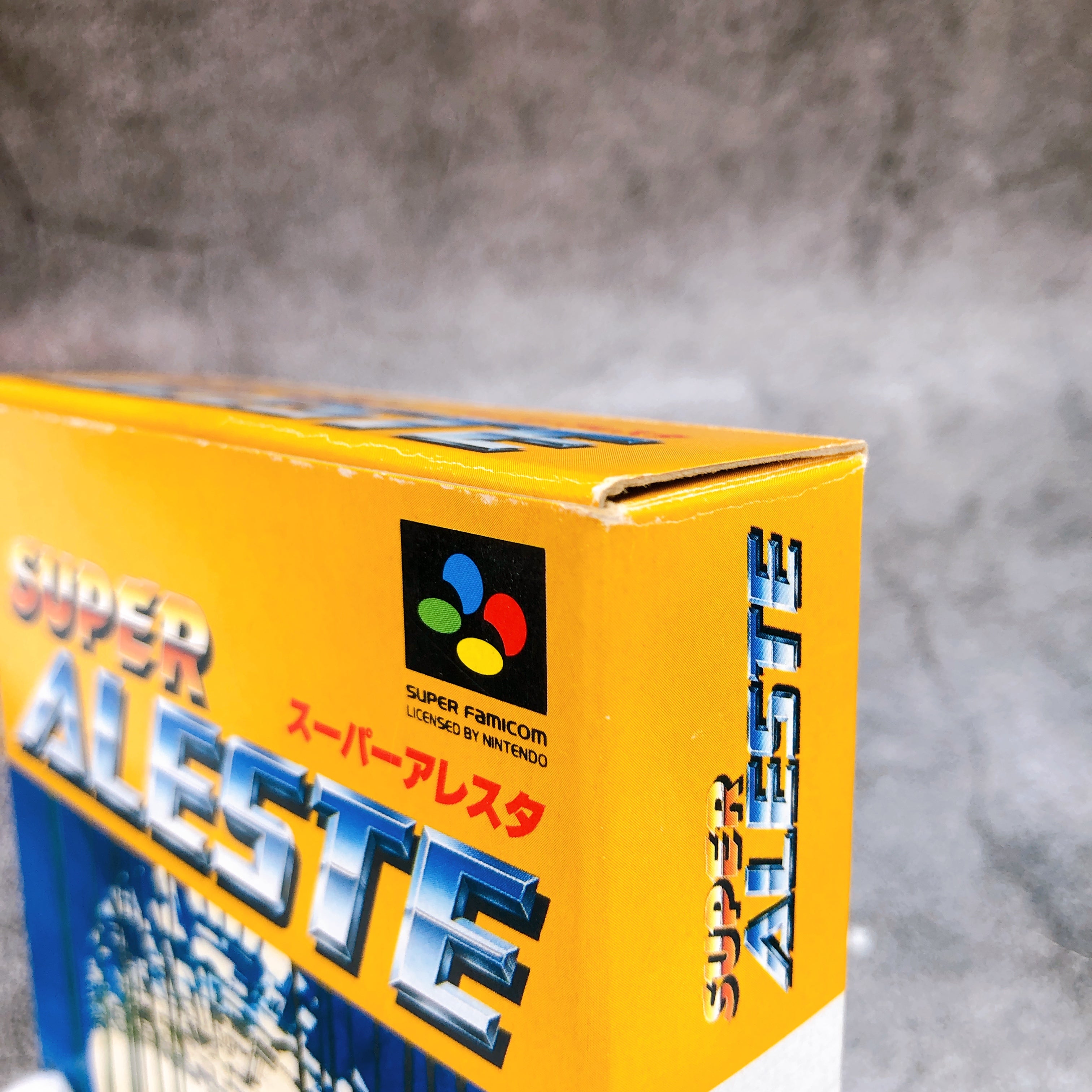 Nintendo Super Famicom Super Aleste Toho Japan Shooting SNES SFC Game in Stock