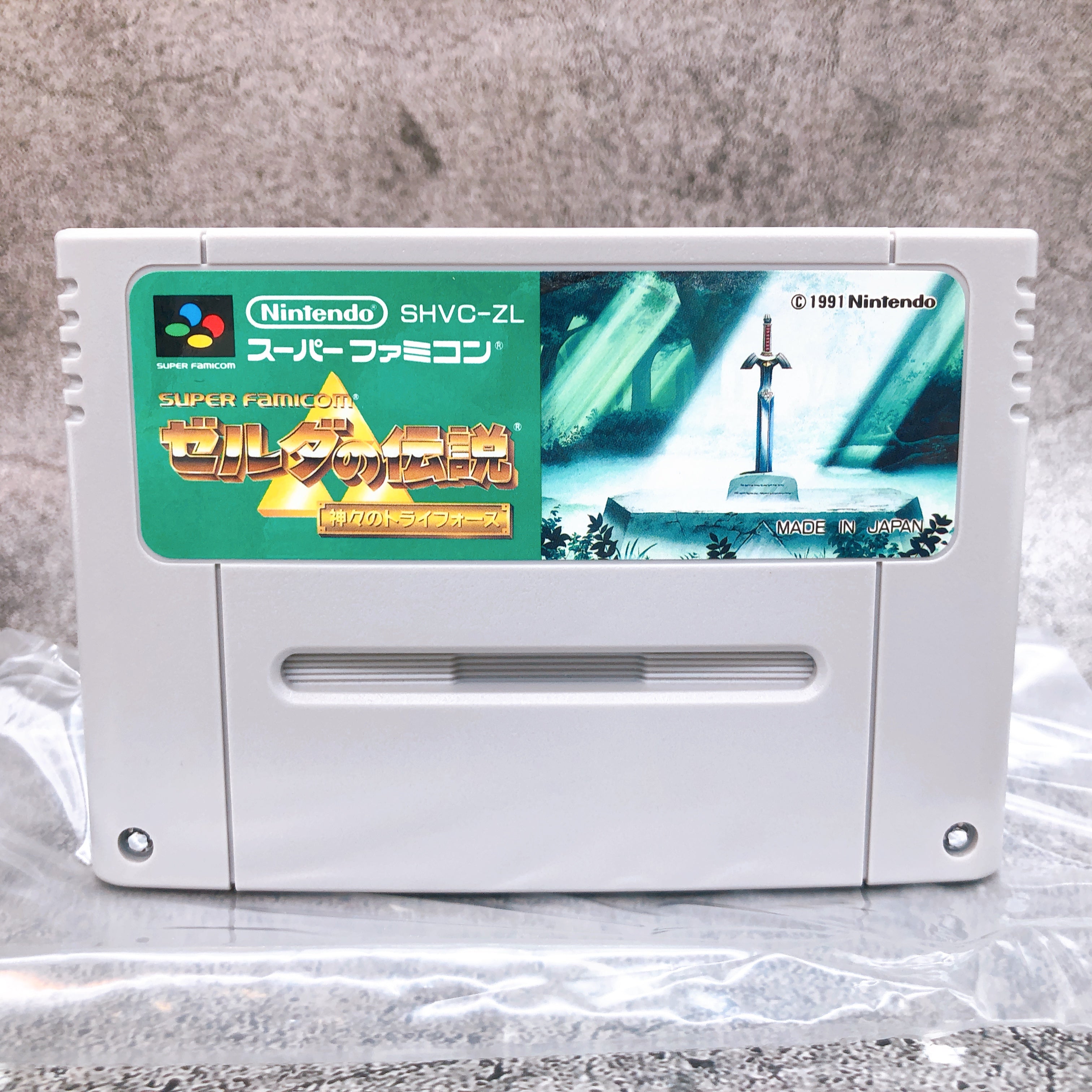 Nintendo Super Famicom The Legend of Zelda Triforce Japan SNES SFC Game in Stock