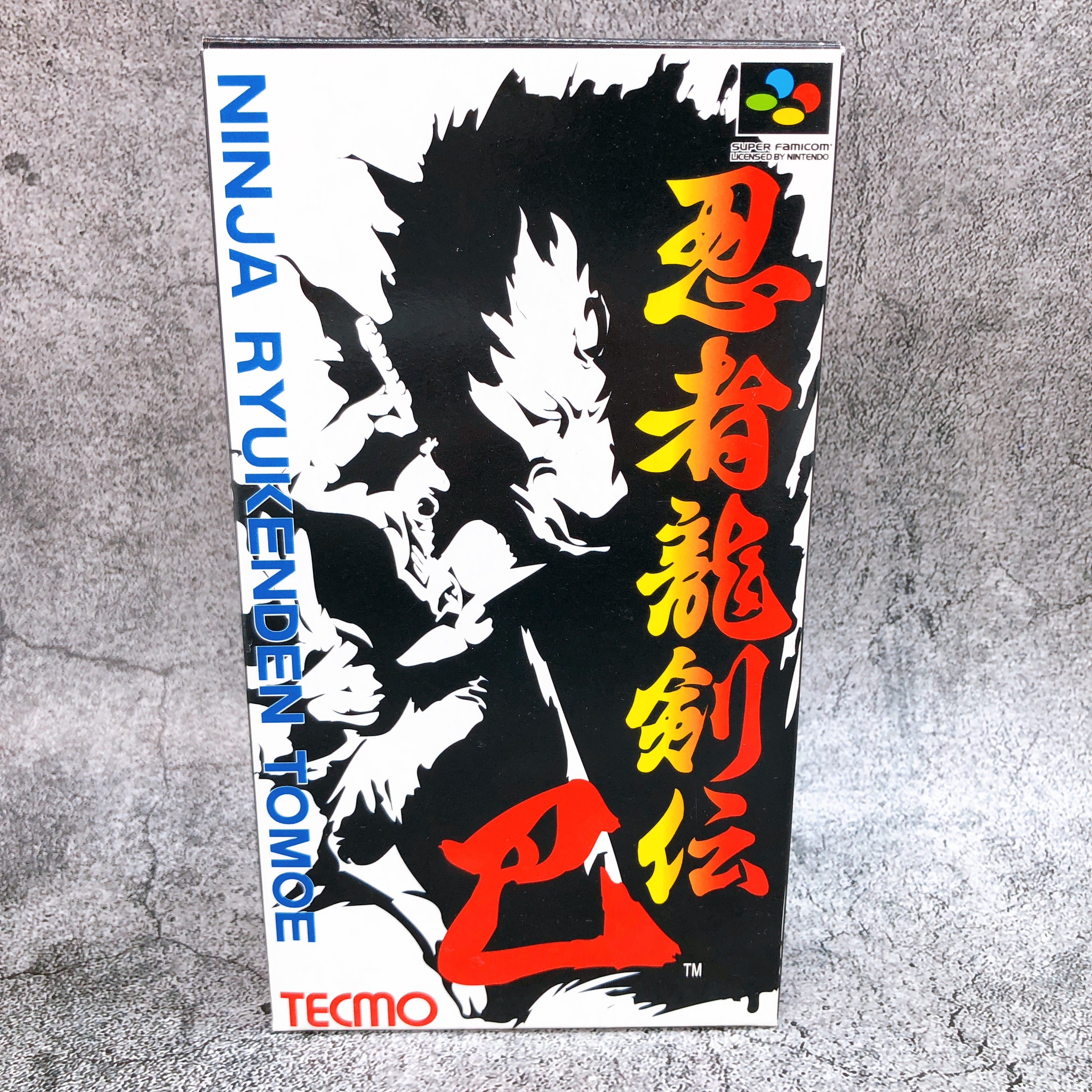 Nintendo Super Famicom Ninja Ryukenden Tomoe Tecmo Japan SNES SFC Game in Stock