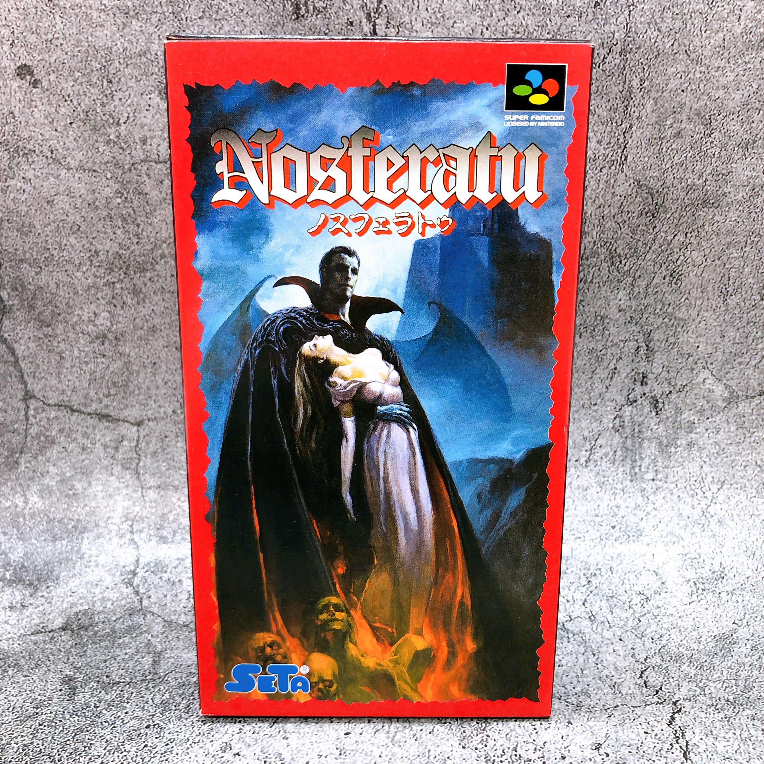 Nintendo Super Famicom Nosferatu SETA Japan SNES SFC Game in Stock