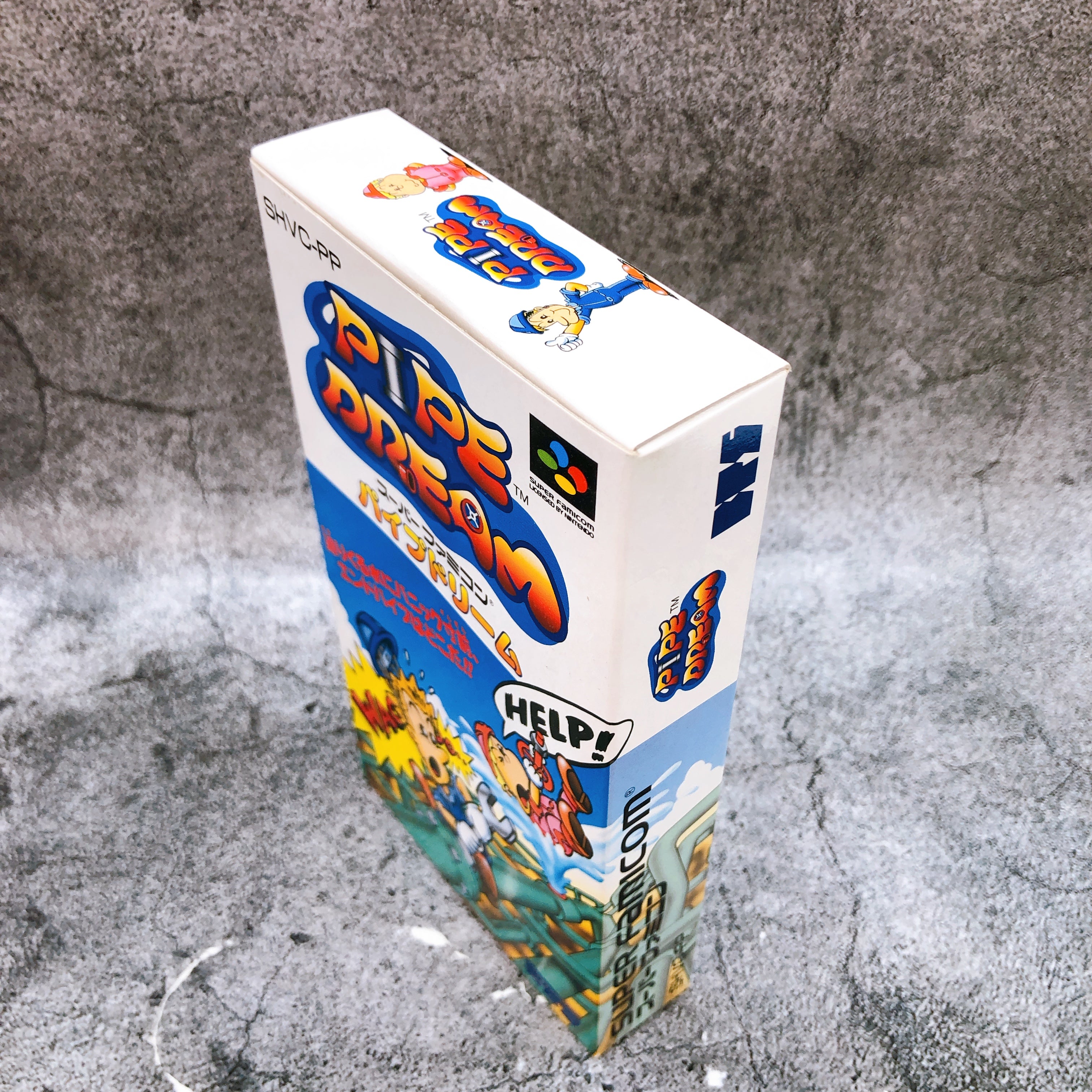 Nintendo Super Famicom Pipe Dream BPS Japan SNES SFC Game in Stock