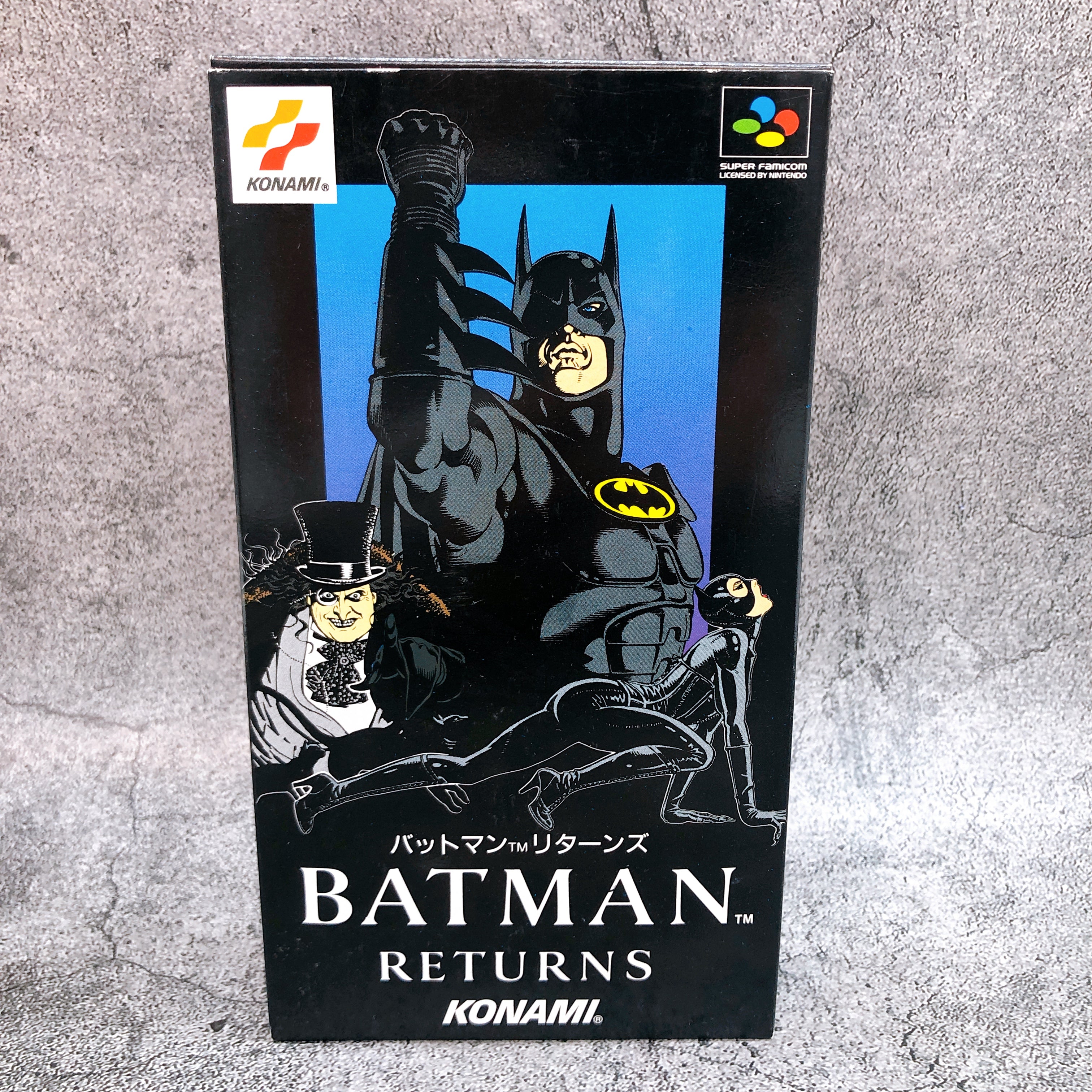 Nintendo Super Famicom Batman Returns Konami Japan SNES SFC Game in Stock
