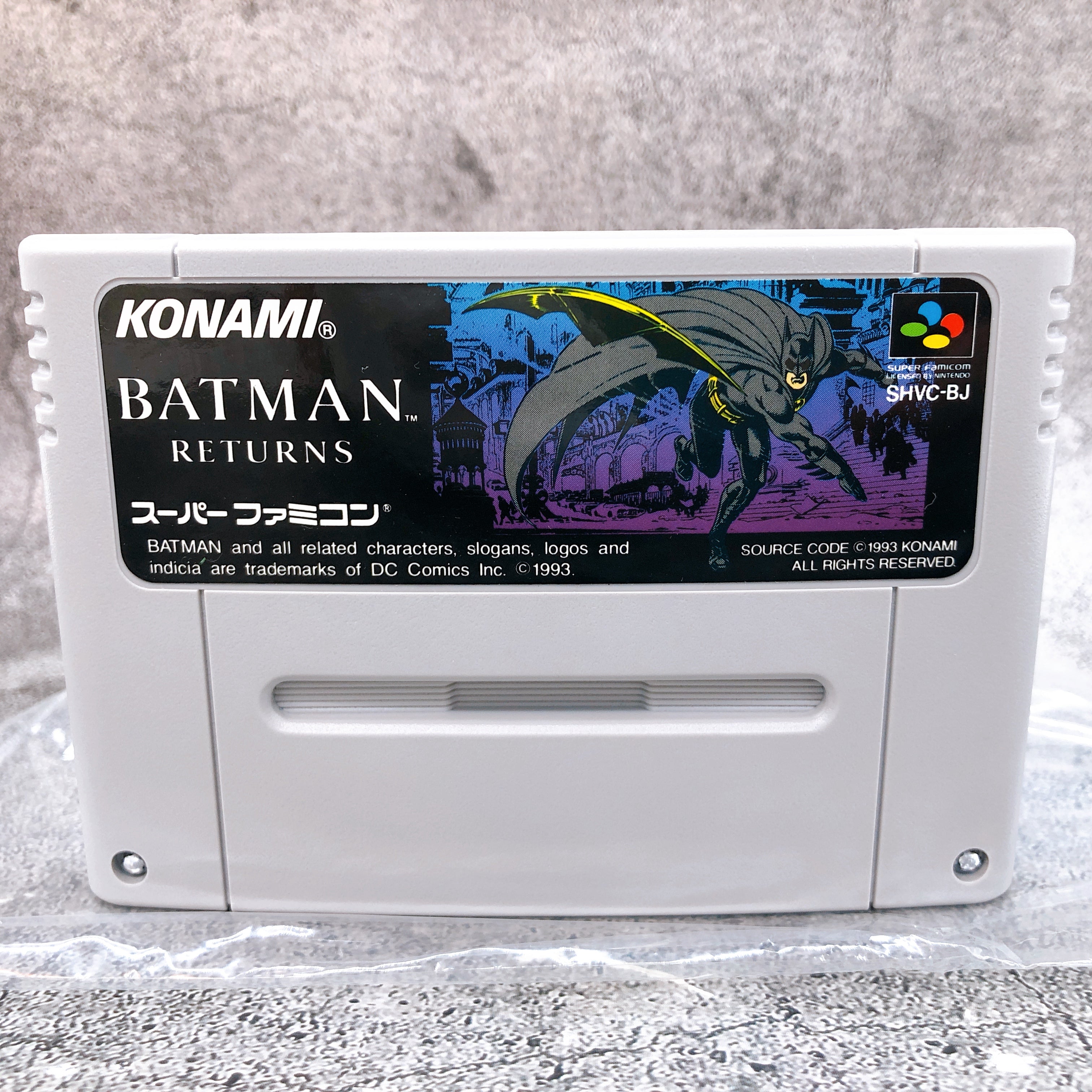 Nintendo Super Famicom Batman Returns Konami Japan SNES SFC Game in Stock