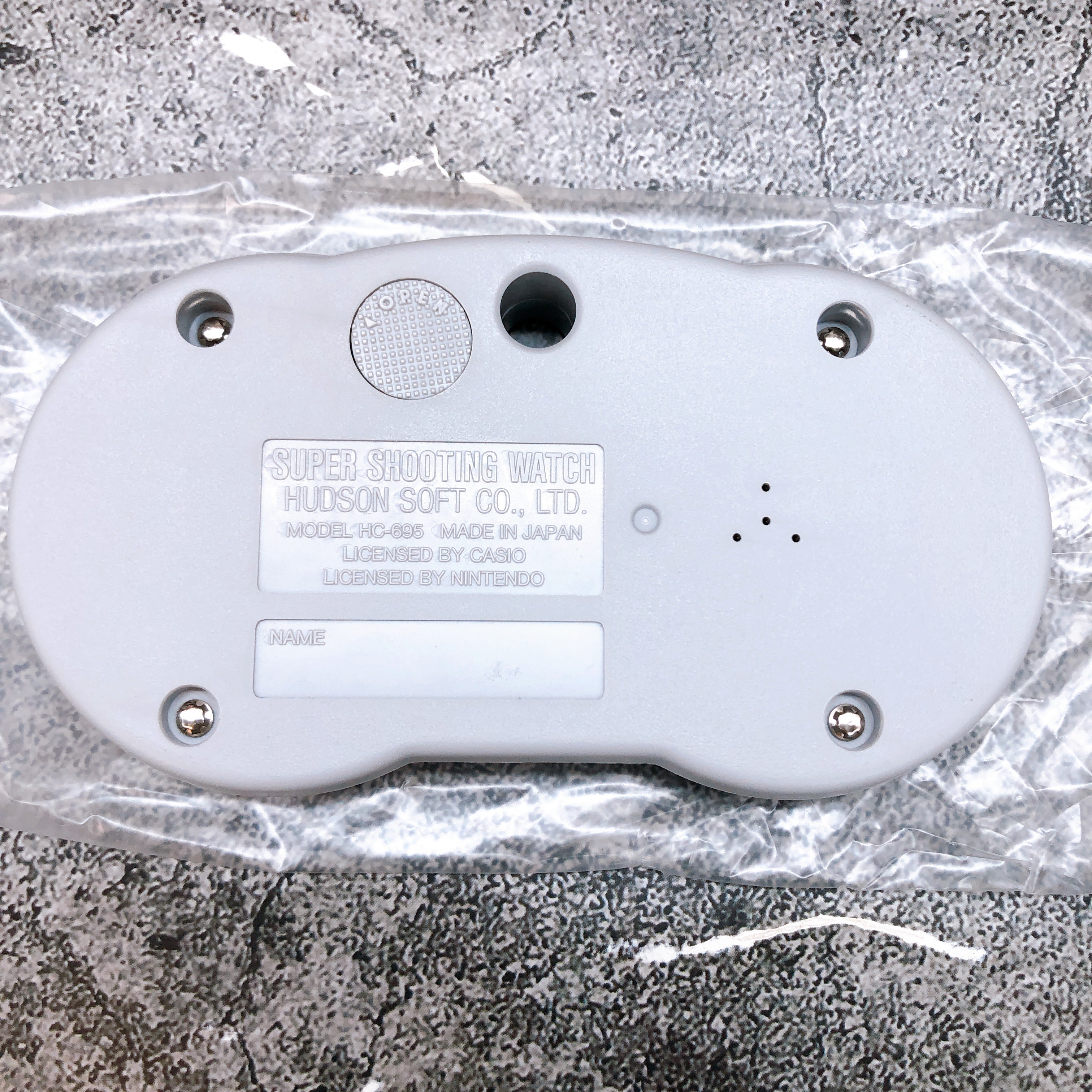 Hudson Soft Super Shooting Watch HC695 Retro Game Timer Counter Boxed in Stock