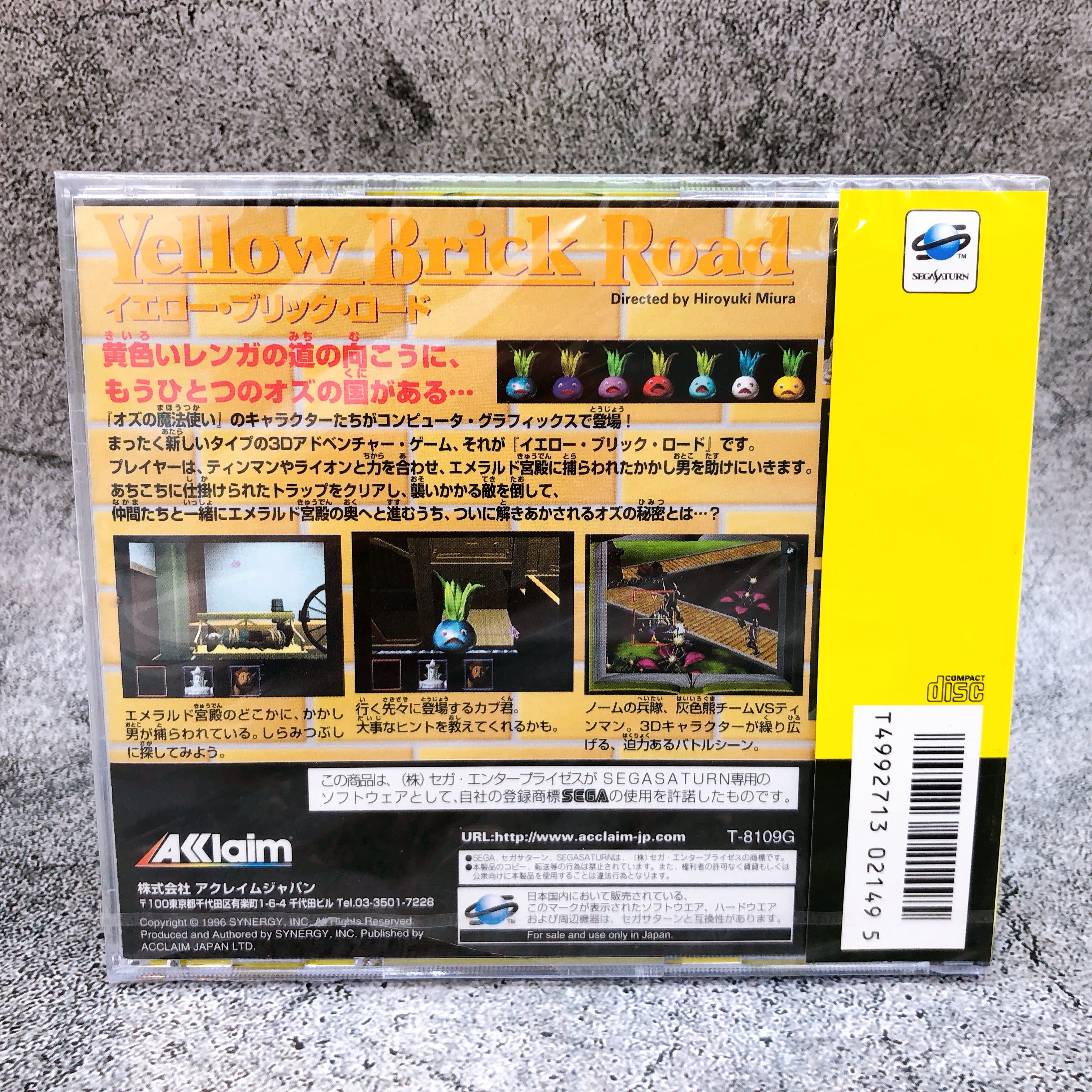 Sega Saturn Yellow Brick Road SS Game Acclaim Japan Sealed New