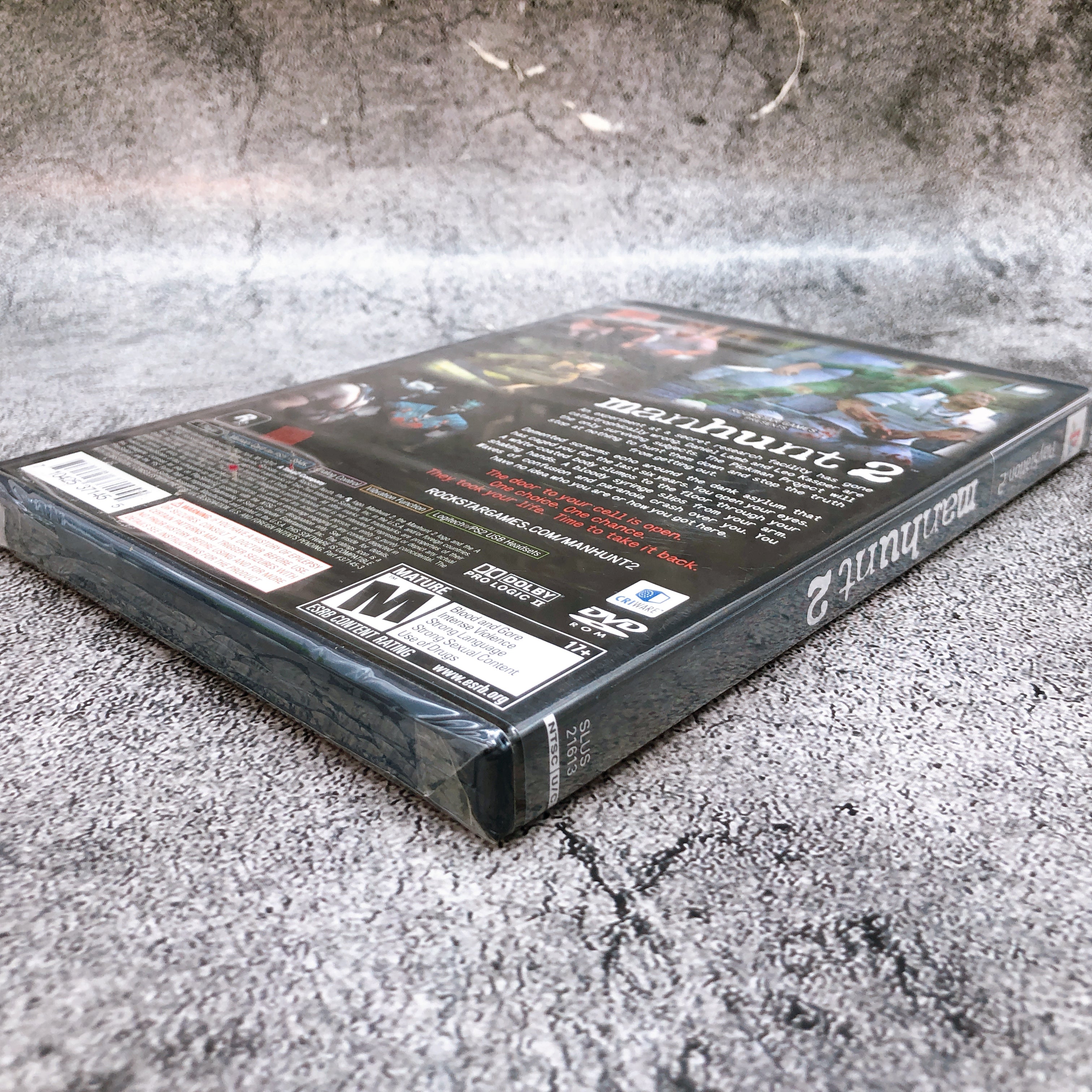 Playstation 2 Manhunt 2 PS2 Rockstar Horror Action Game Sealed New