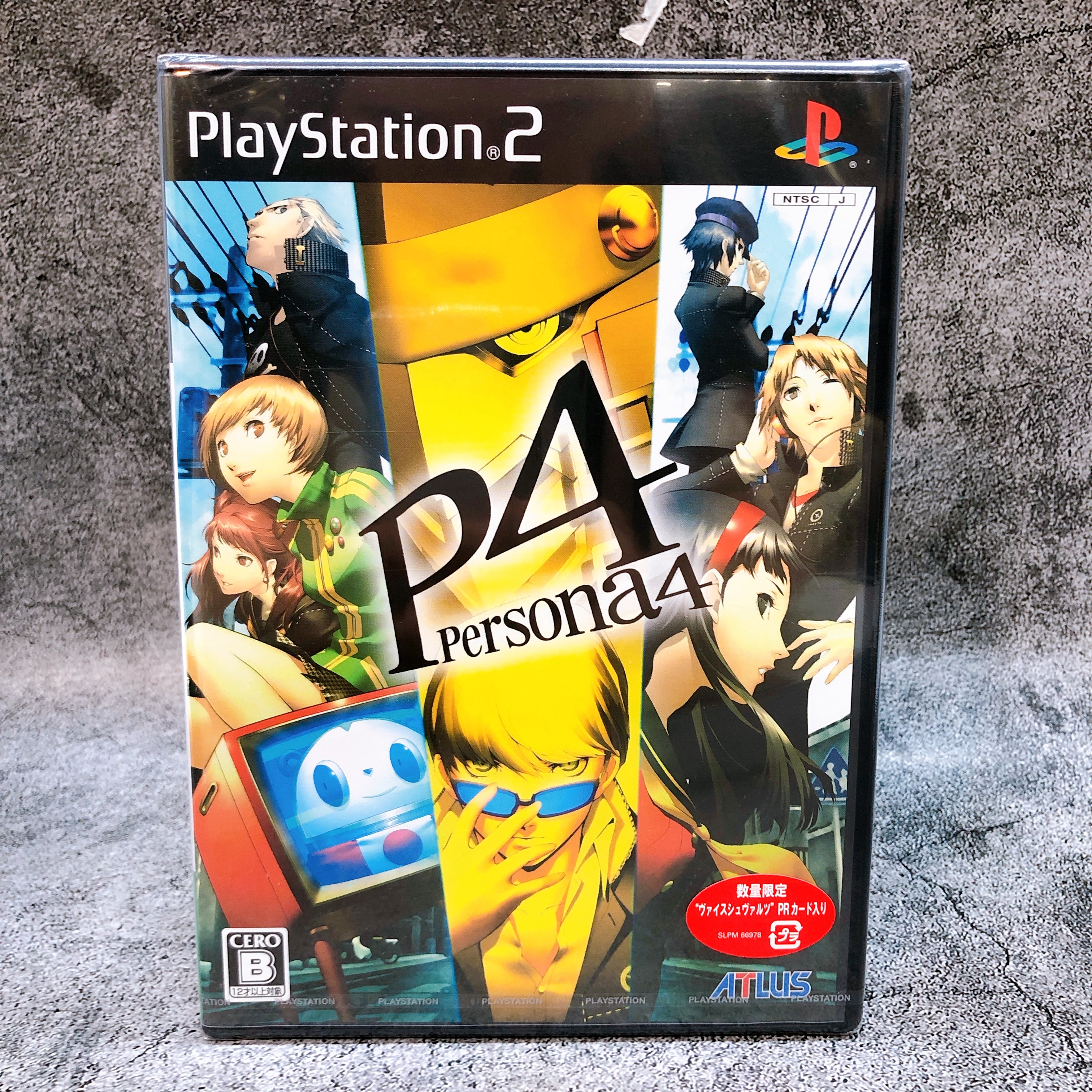 Playstation 2 Persona 4 P4 First Release Edition PS2 ATLUS Japan Game Sealed New