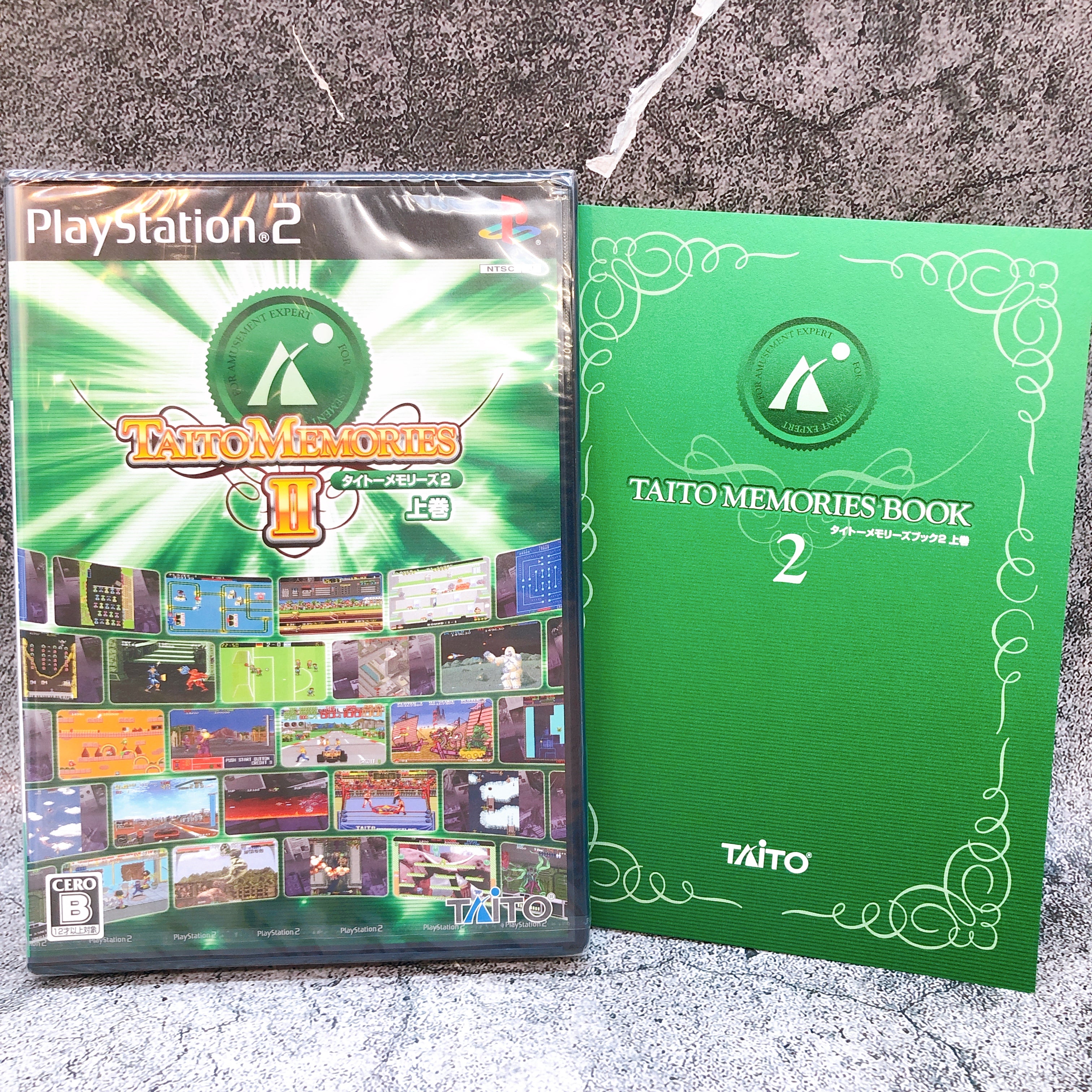 Playstation 2 Taito Memories 2 Joukan + First Limited Book PS2 Game Se