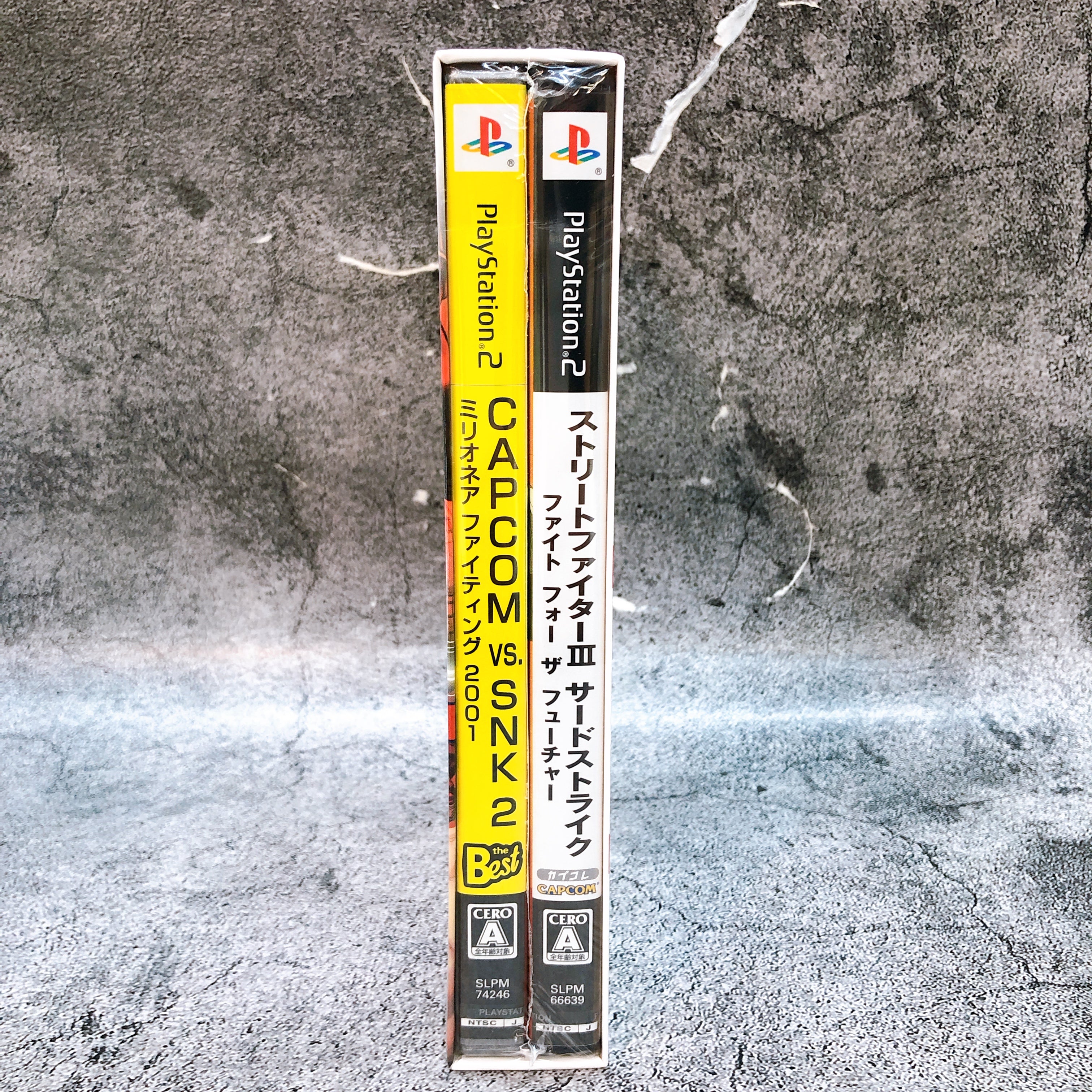 Playstation 2 CAPCOM VS. SNK 2 Street Fighter III Value Pack PS2 Game Sealed New