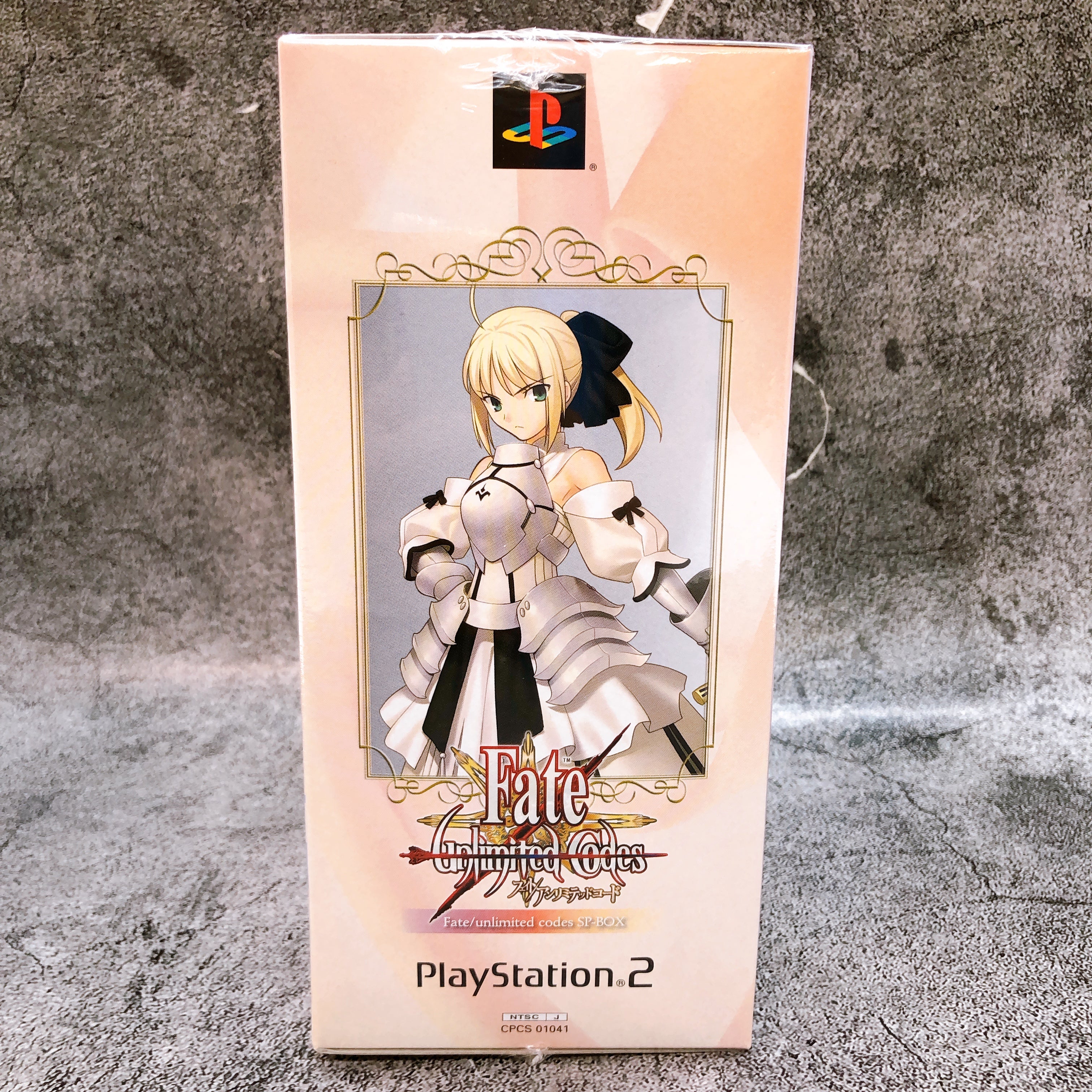 PS2 Fate Unlimited Codes SP-BOX Limited Saber Lily figma Figure Game Sealed NEW