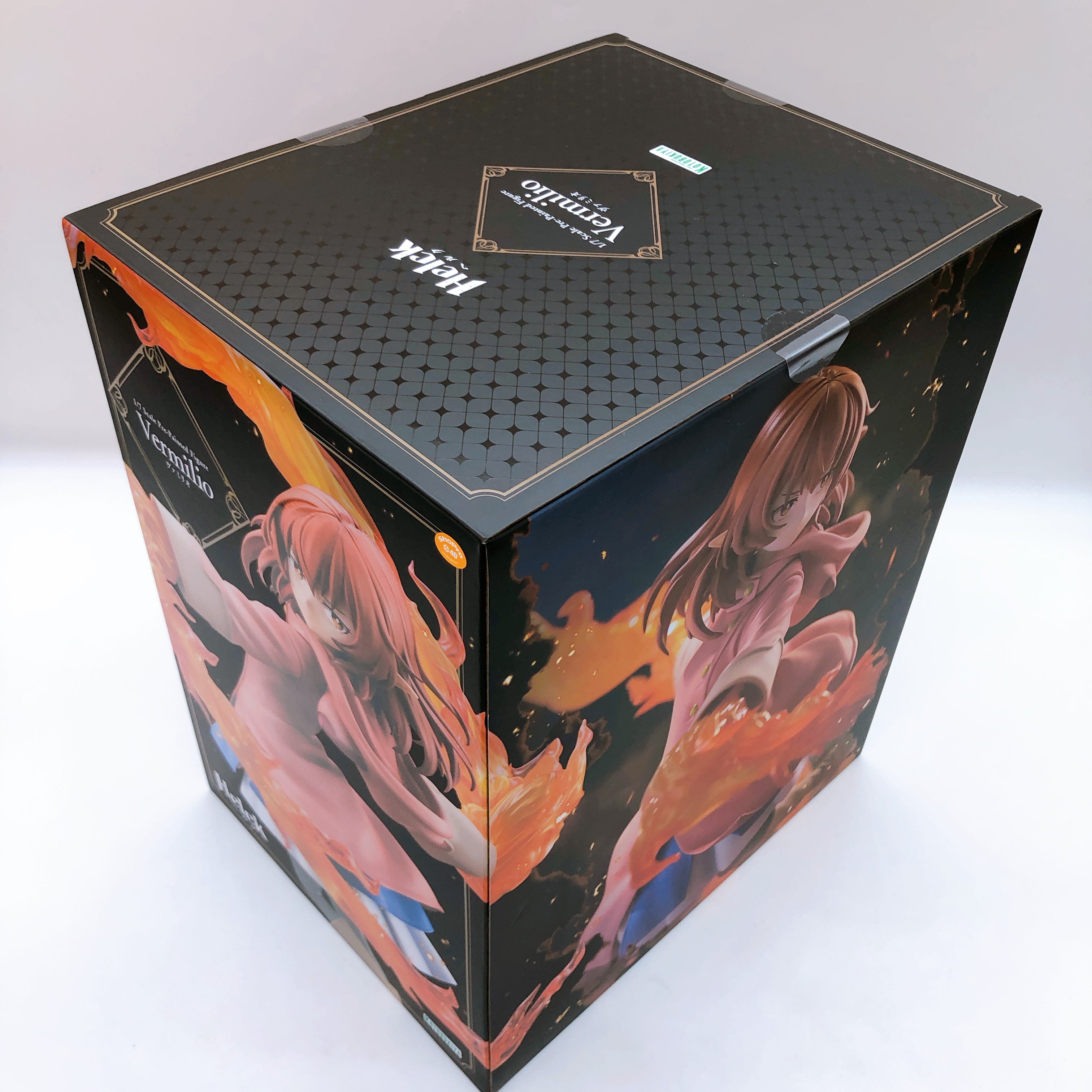 KOTOBUKIYA Helck Vermilio 1/7 Scale PVC Figure + 2 Types A4 Clear Art Poster NEW