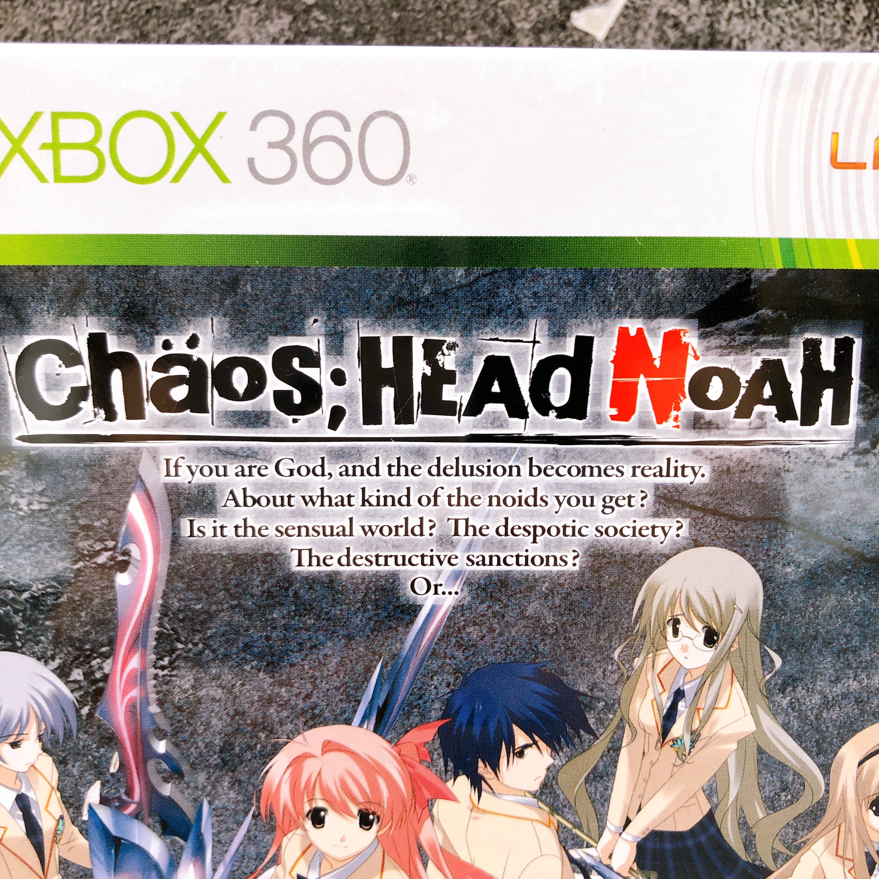 Microsoft Xbox 360 Chaos Head Noah Limited Edition 5pb. Japan Game Sealed NEW