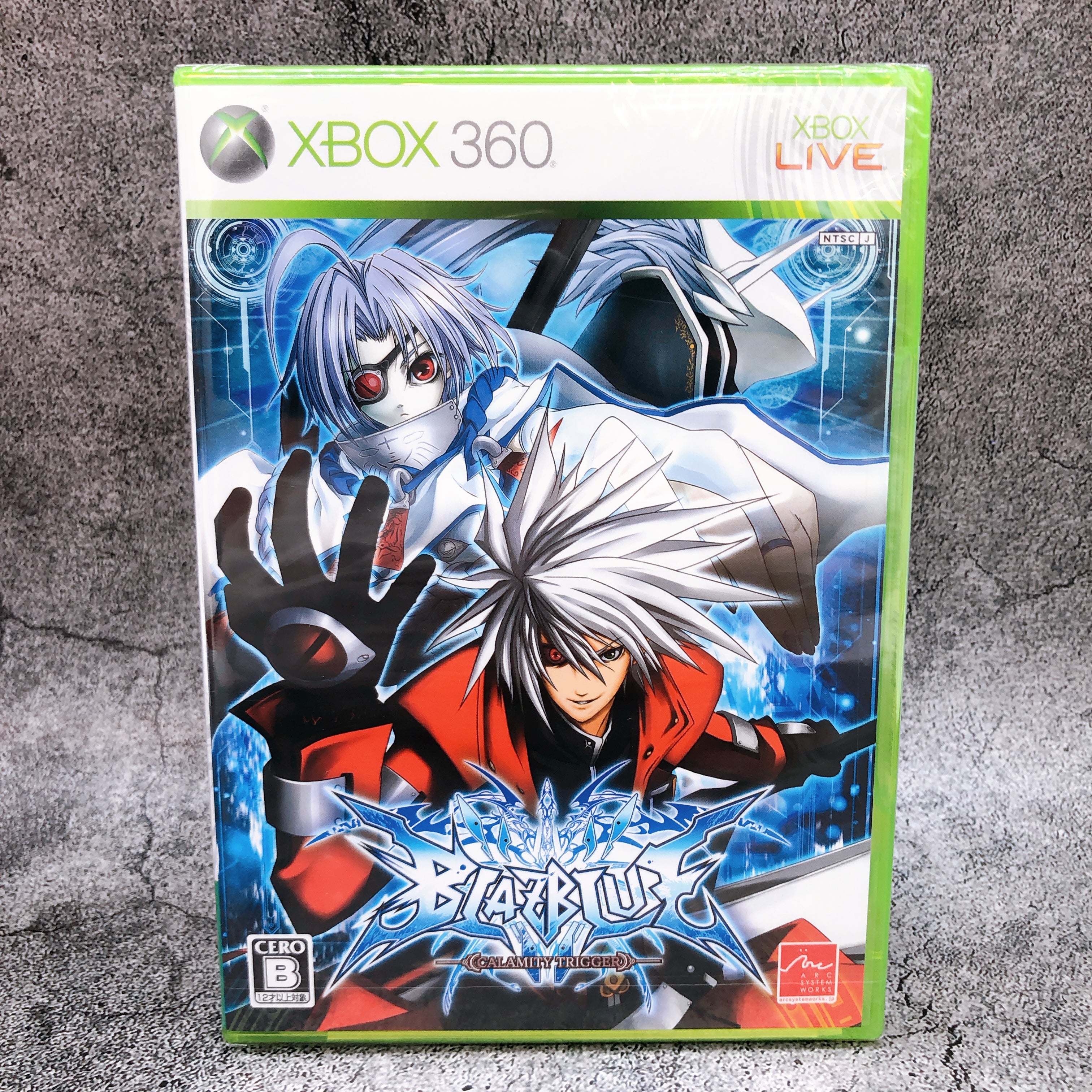 Microsoft Xbox 360 Blazblue Calamity Arc System Japan Fighting Game Sealed New