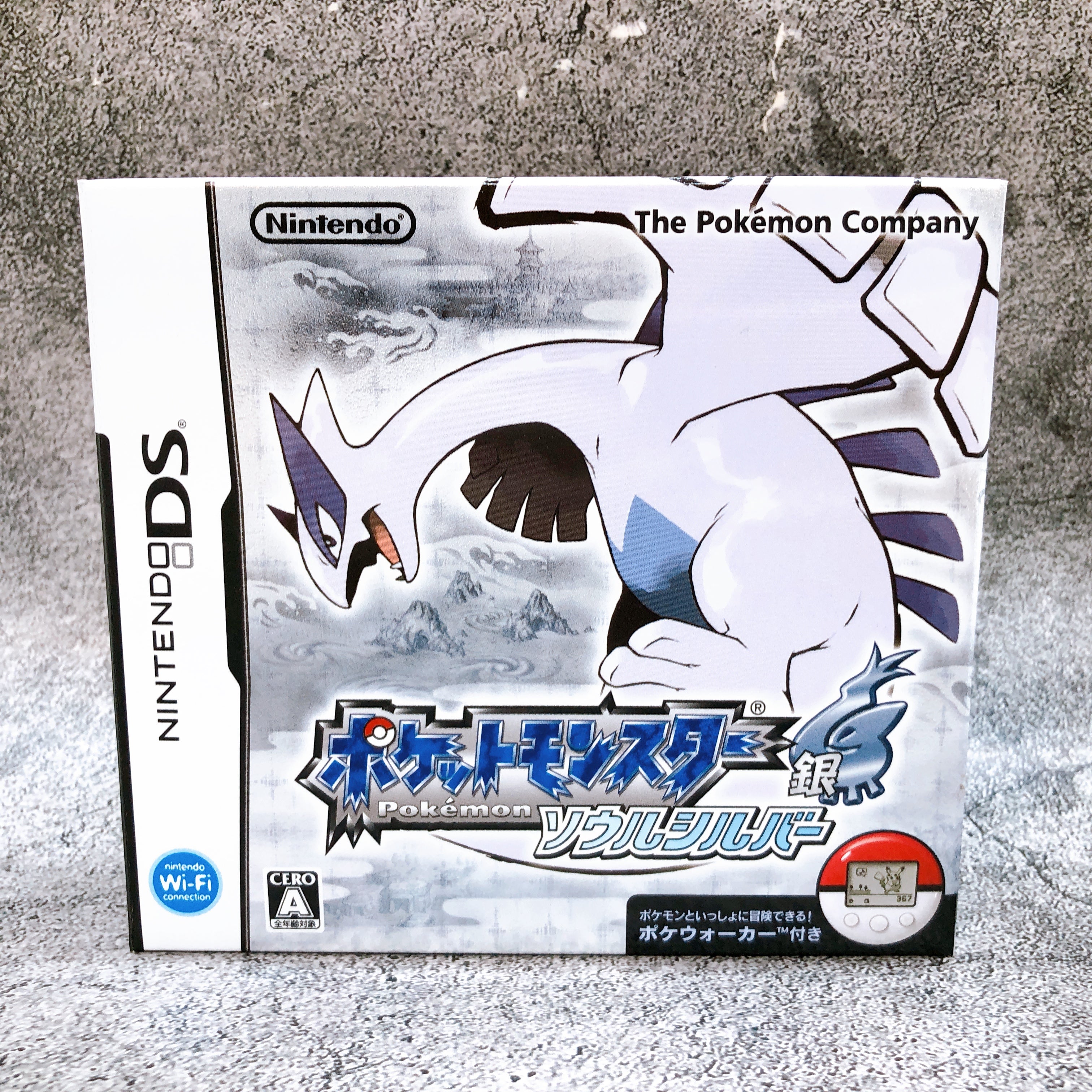 Nintendo DS Pokemon Soul Silver w/Box Unused Pokewalker Japan Game Sealed New