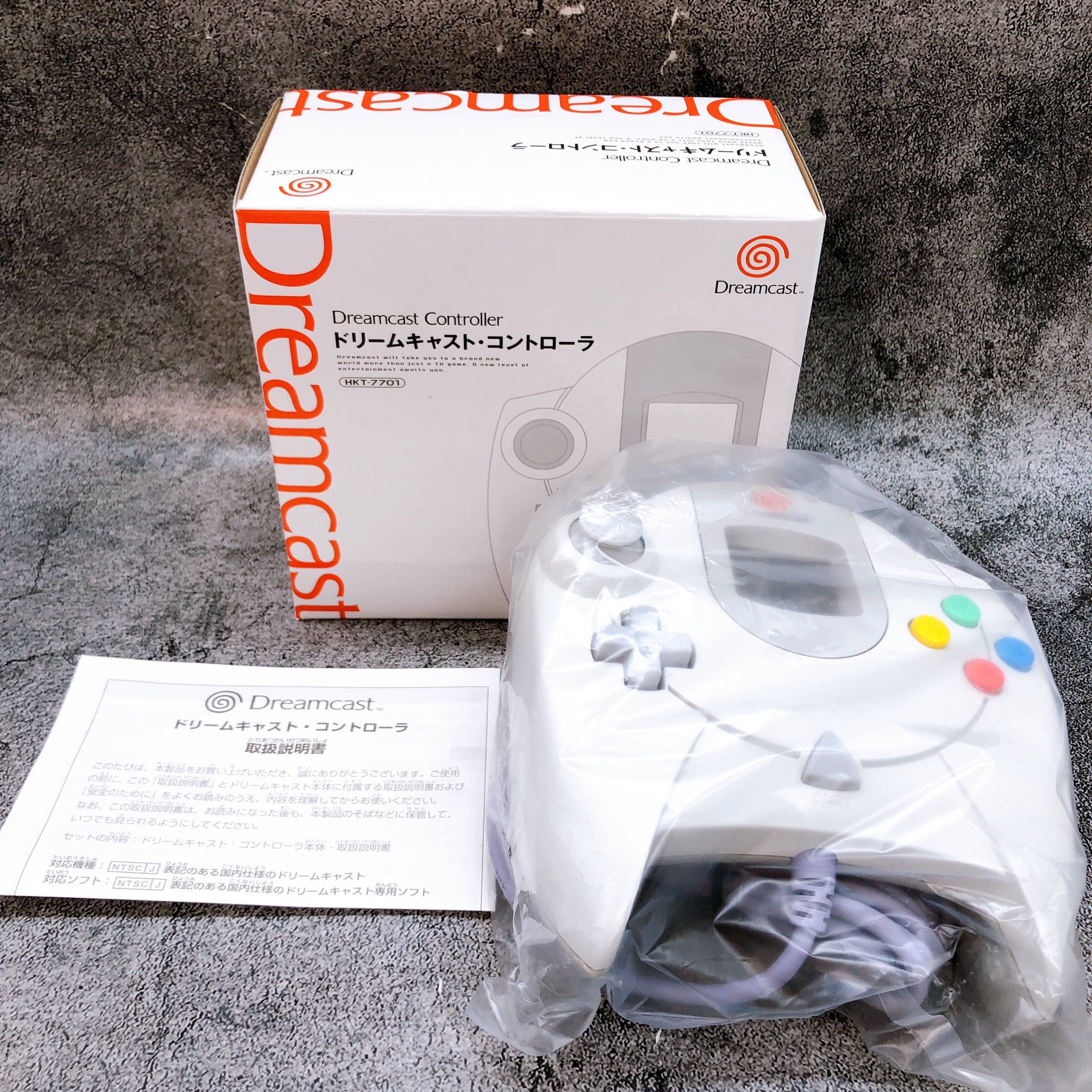 SEGA Dreamcast Controller White HKT-7701 Japan Boxed Tested AUTHENTIC