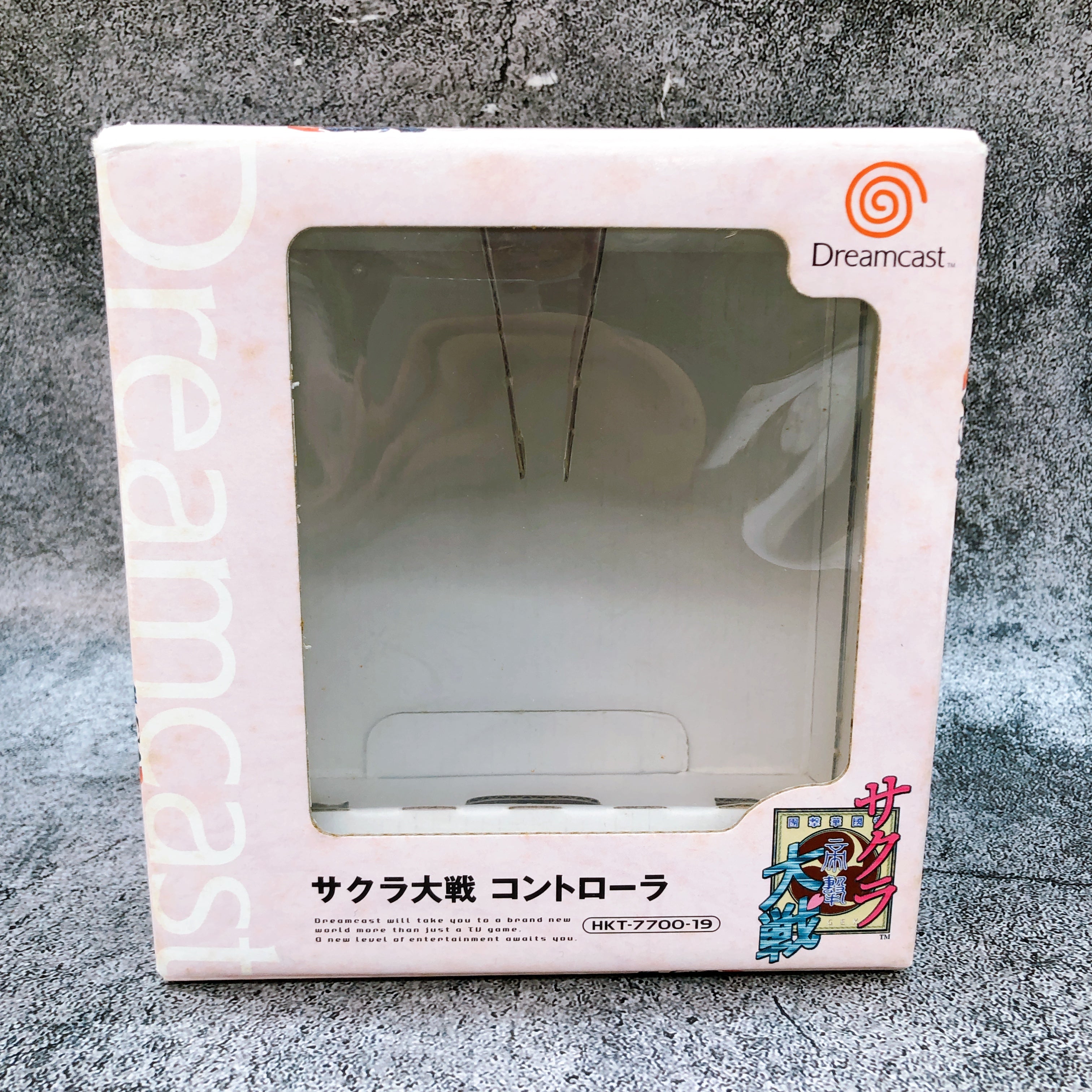 SEGA Dreamcast Controller Sakura Taisen Wars Pink ver. HKT-7700-19 Boxed Tested