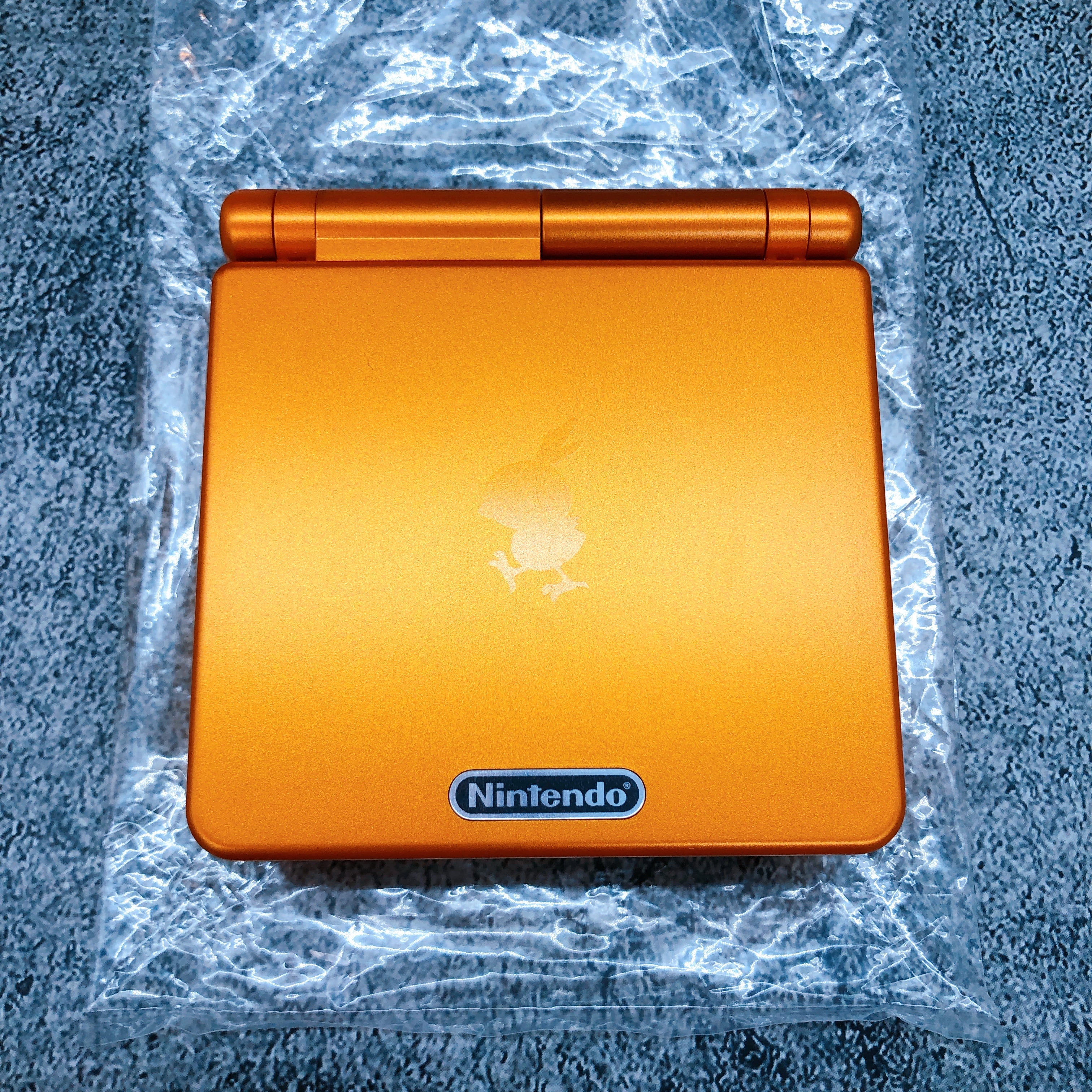 Nintendo GameBoy Advance SP Torchic Orange Achamo Pokemon Center Limited Console