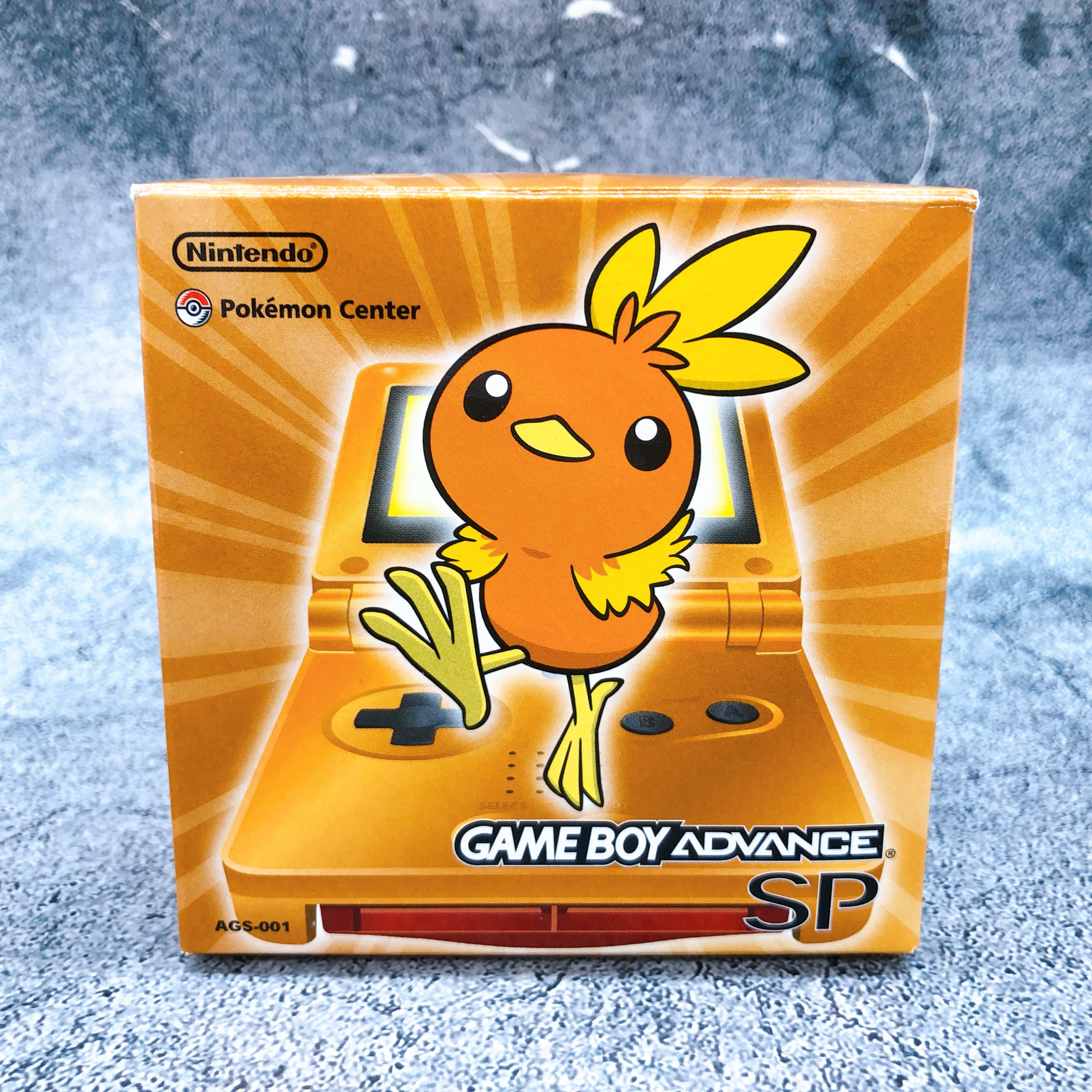 Nintendo GameBoy Advance SP Torchic Orange Achamo Pokemon Center Limited Console