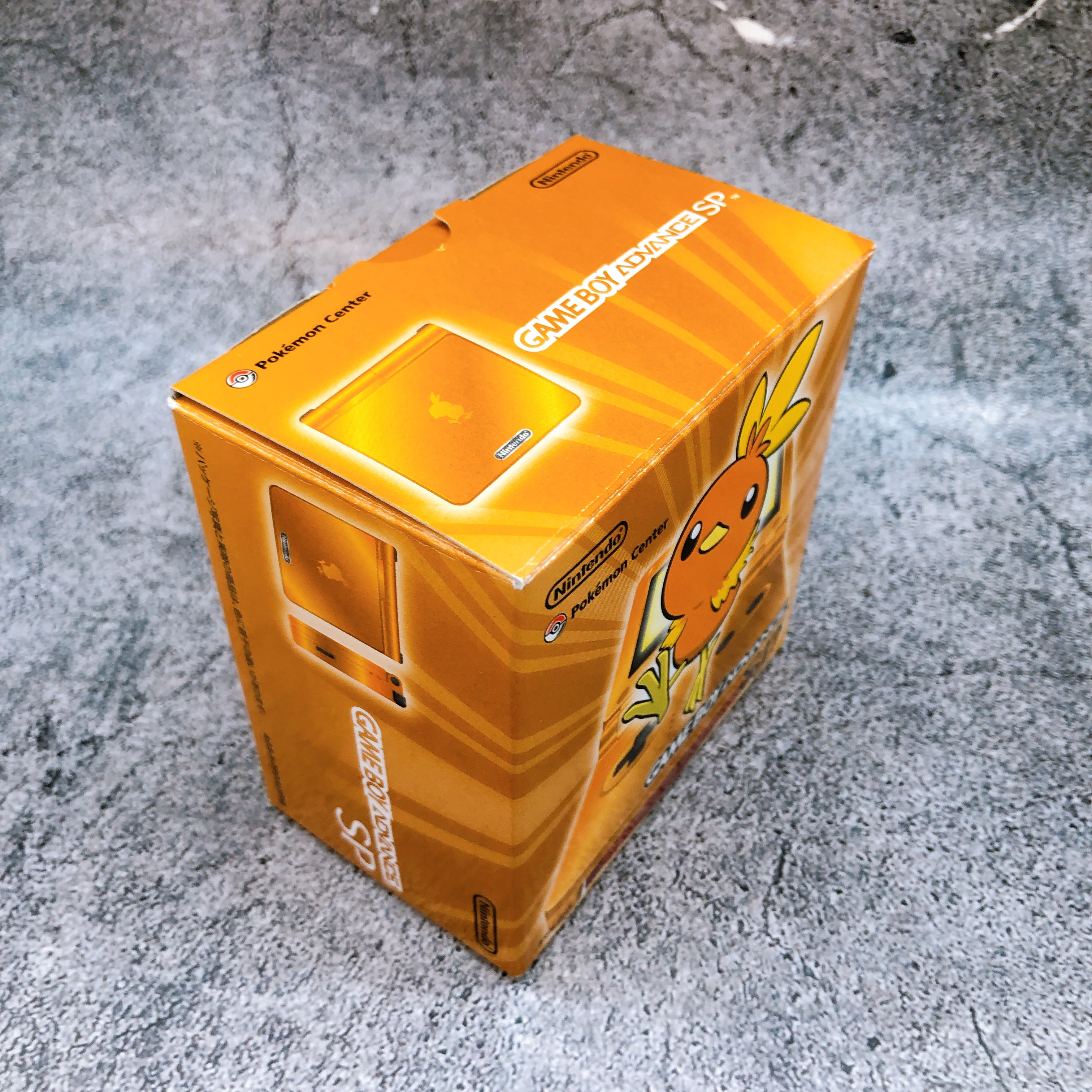 Nintendo GameBoy Advance SP Torchic Orange Achamo Pokemon Center Limited Console