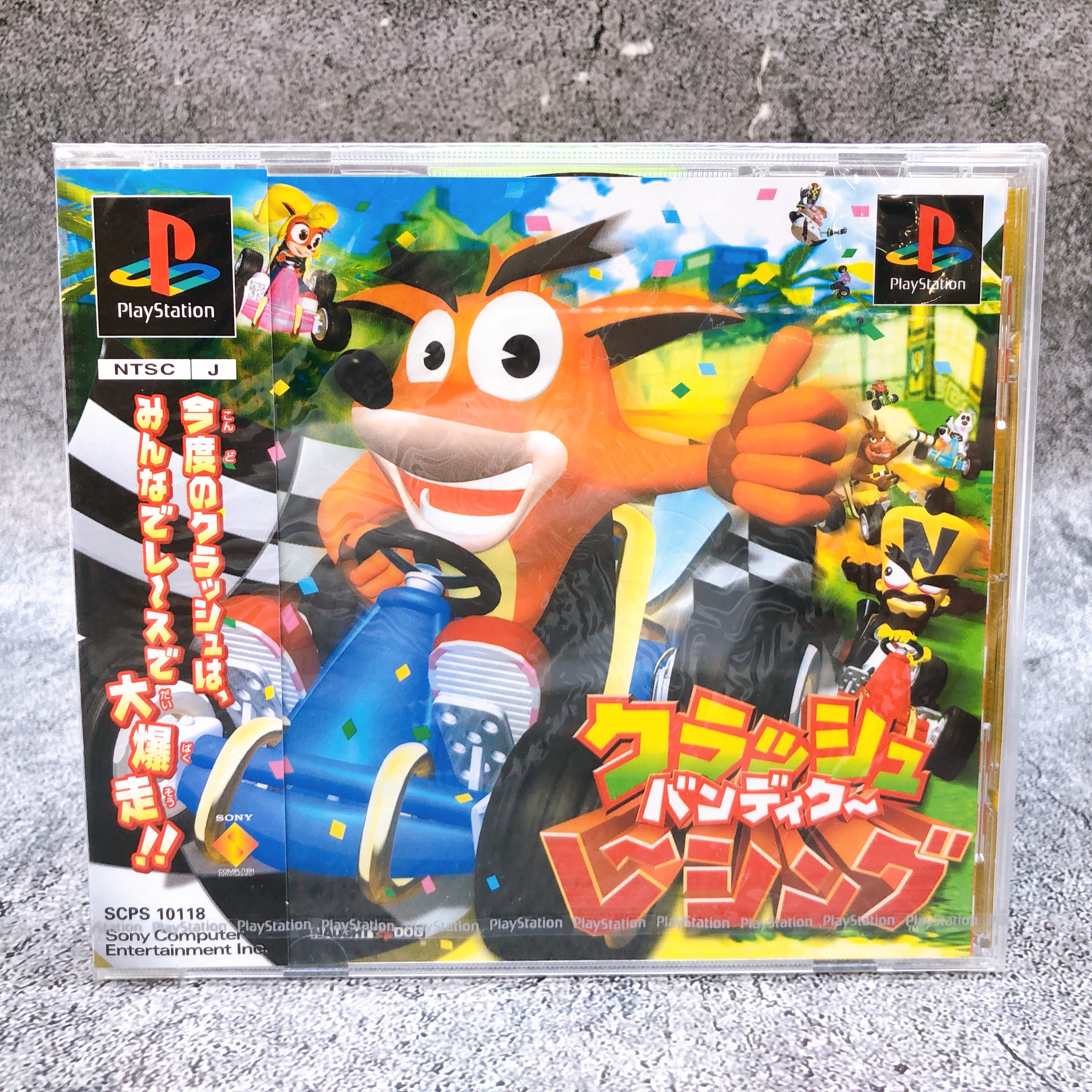 Playstation Crash Bandicoot Racing PS1 Sony Japan Game Sealed New