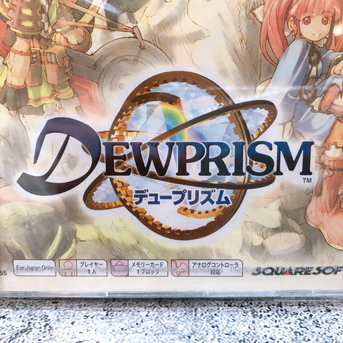 PS1 DEWPRISM PSone Books Threads of Fate PlayStation Square Japan Factory Sealed