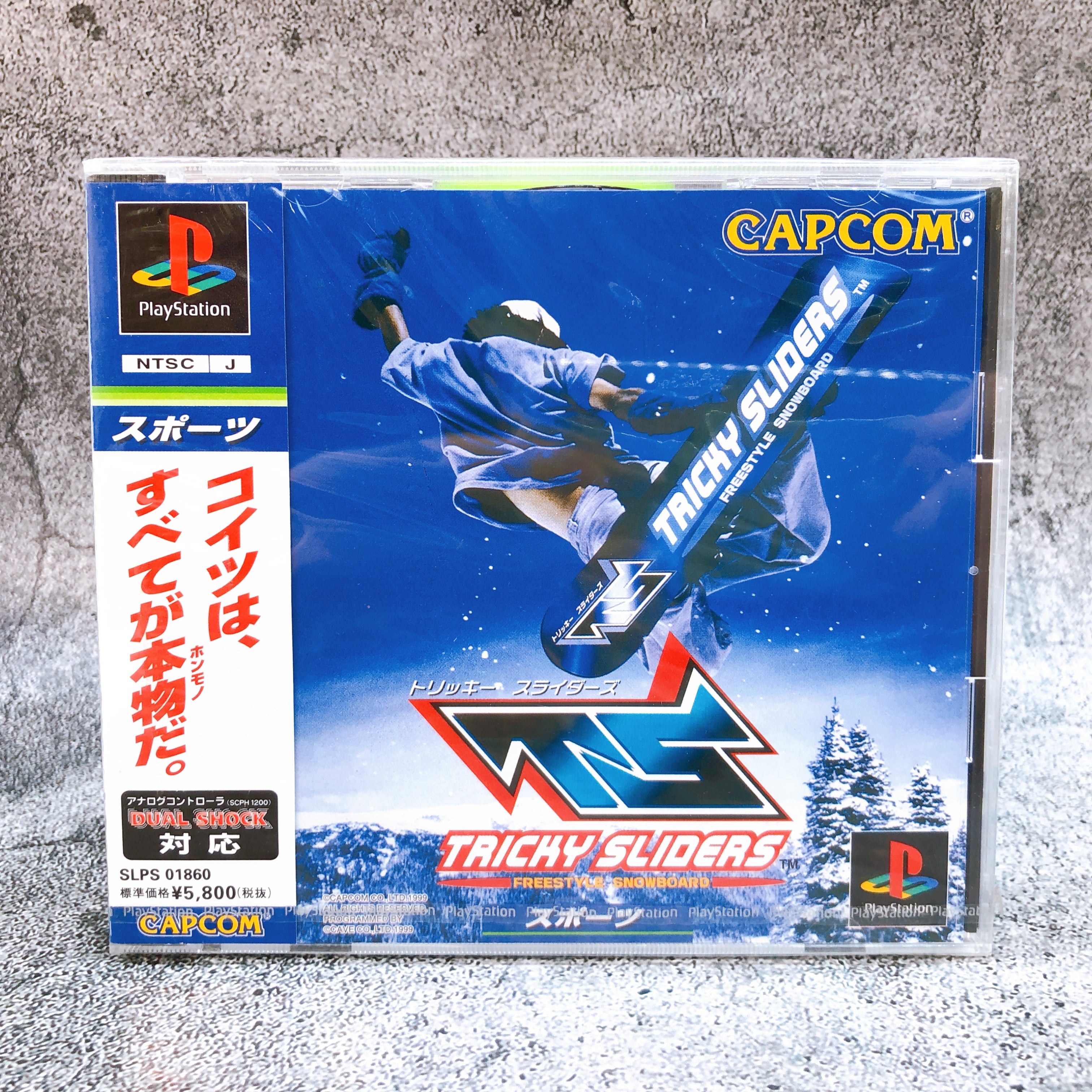 Playstation TRICKY SLIDERS PS1 Capcom Japan Snowboard Game Sealed NEW