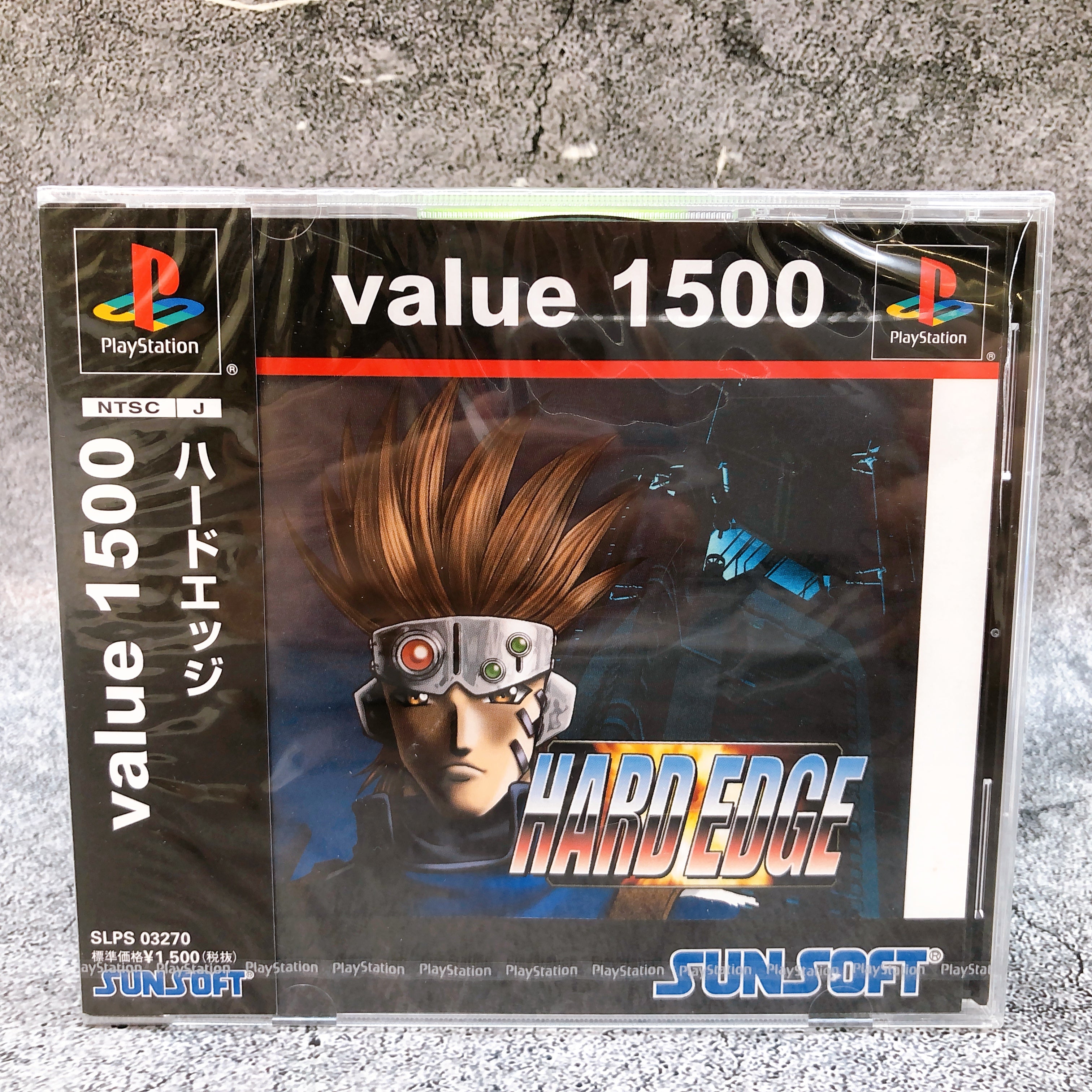 Playstation HARD EDGE Value 1500 PS1 Sunsoft Japan Game Sealed New