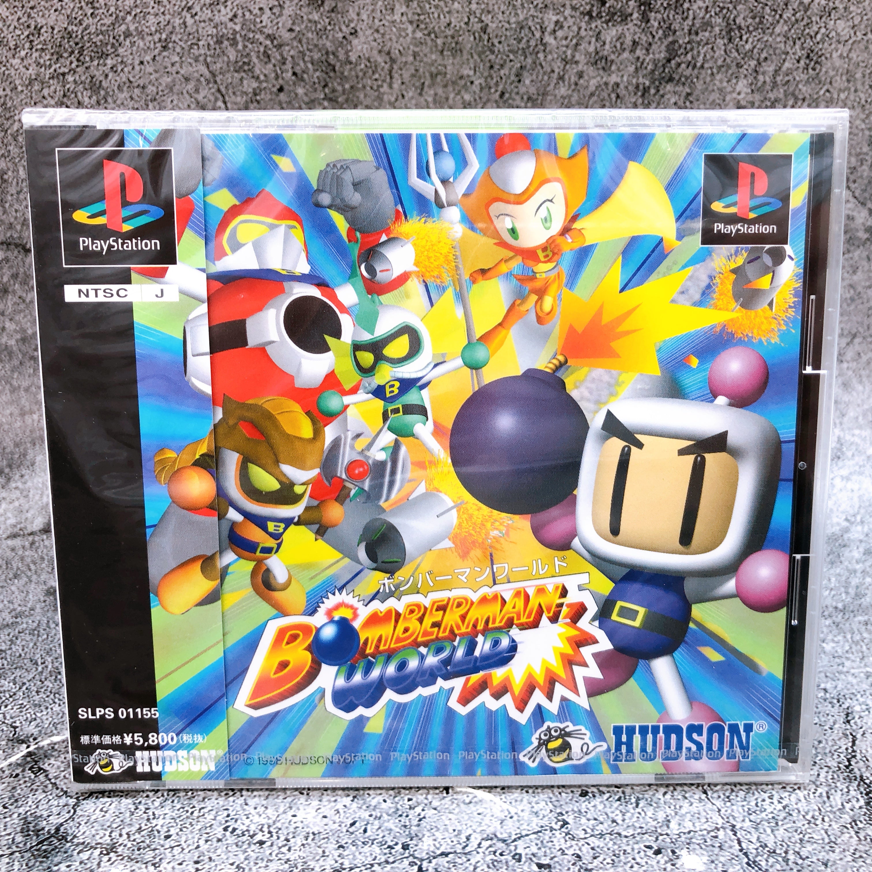 ボンバーマンゲーム Playstation Bomberman World PS1 Hudson Sony Game Sealed New