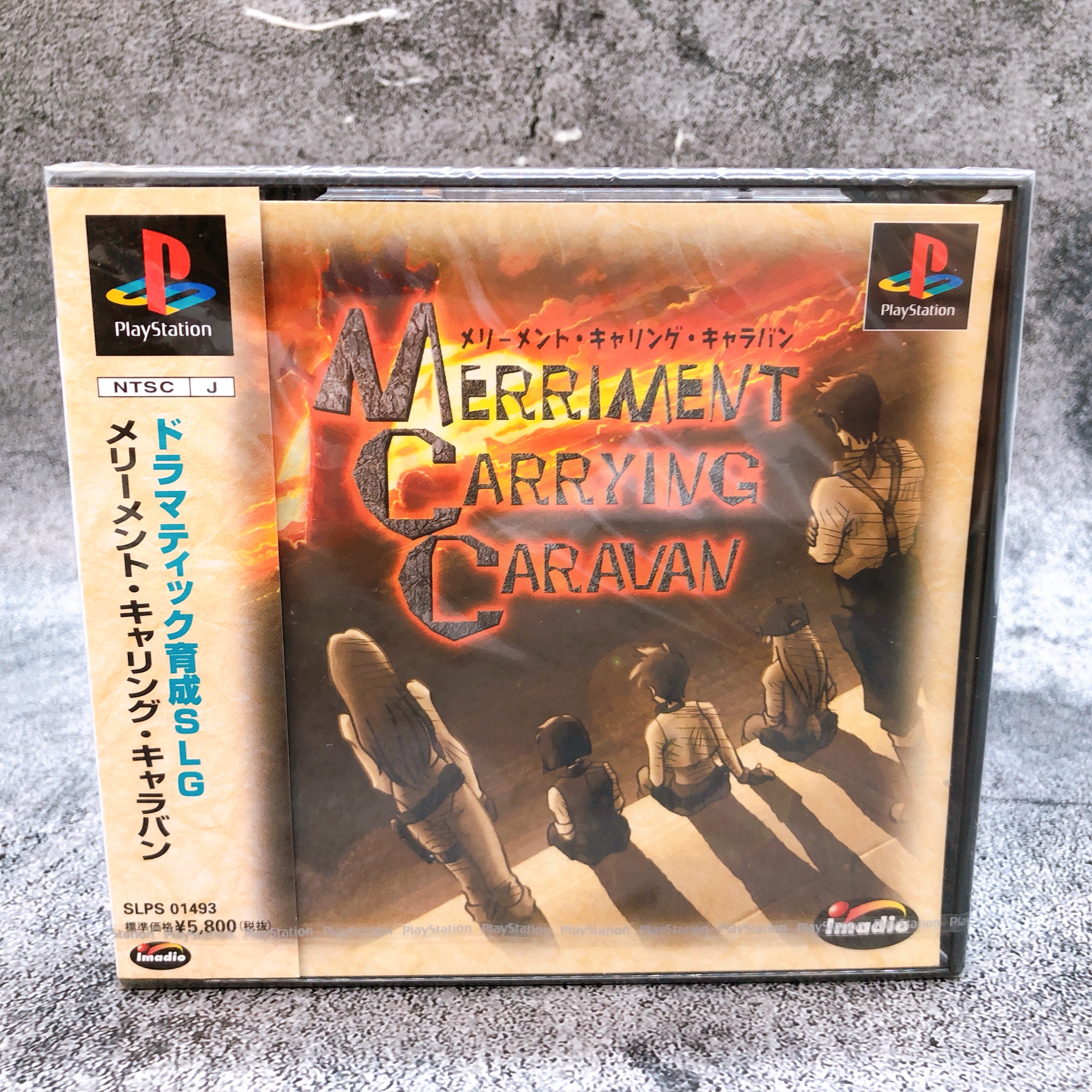 Playstation MERRIMENT CARRYING CARAVAN PS1 Imadio Japan Game Sealed NEW