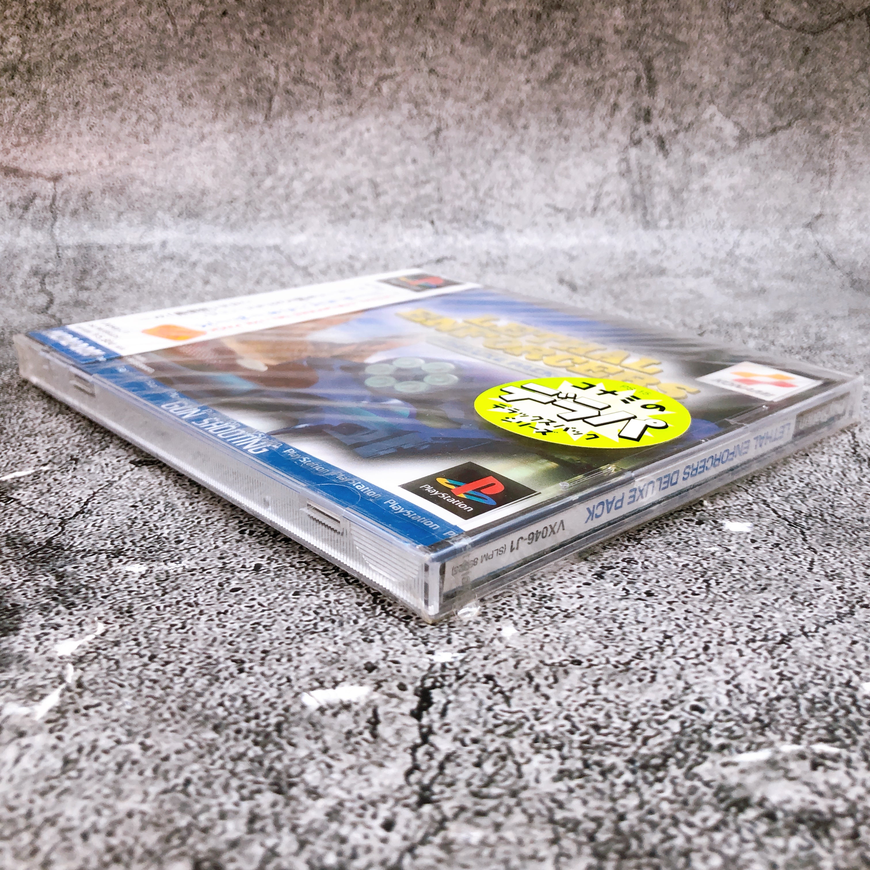 Playstation Lethal Enforcers Deluxe Pack PS1 Konami Shooting Game Sealed NEW