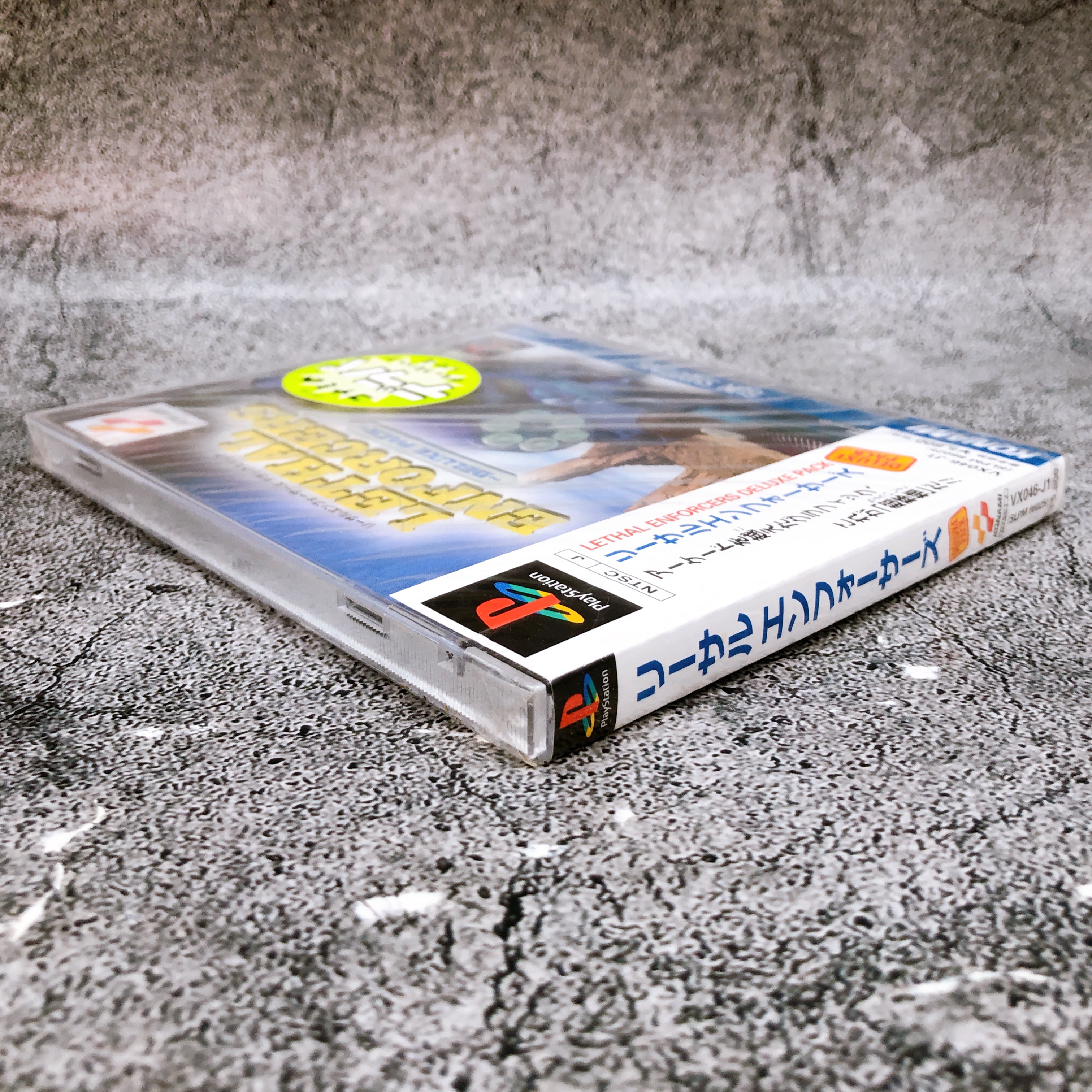 Playstation Lethal Enforcers Deluxe Pack PS1 Konami Shooting Game Sealed NEW