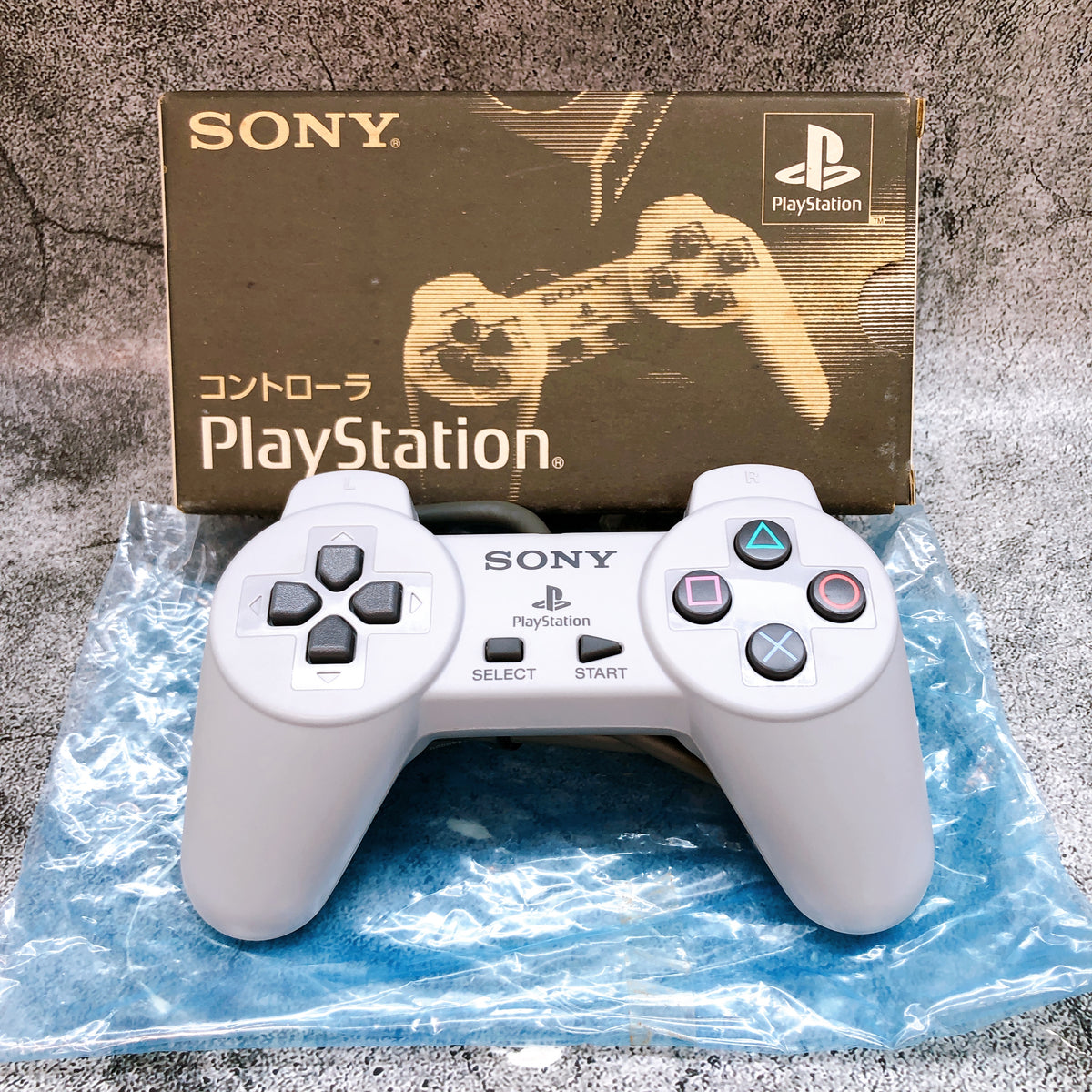 PlayStation Official Controller SCPH-1010 Gray PS1 Sony Japan Game Accessories