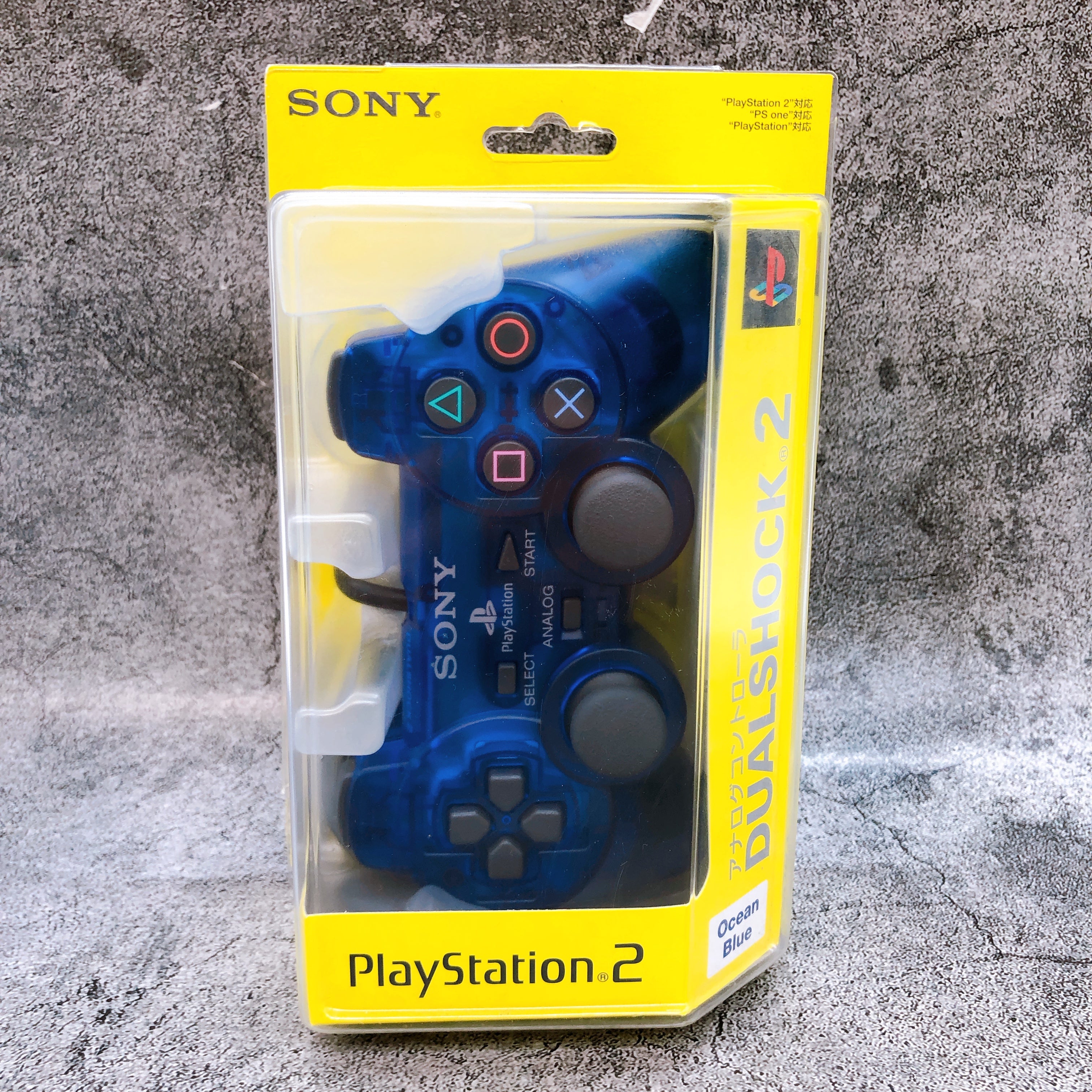 Sony PlayStation 2 Dualshock 2 Controller Clear Ocean Blue SCPH-10010 Boxed NEW