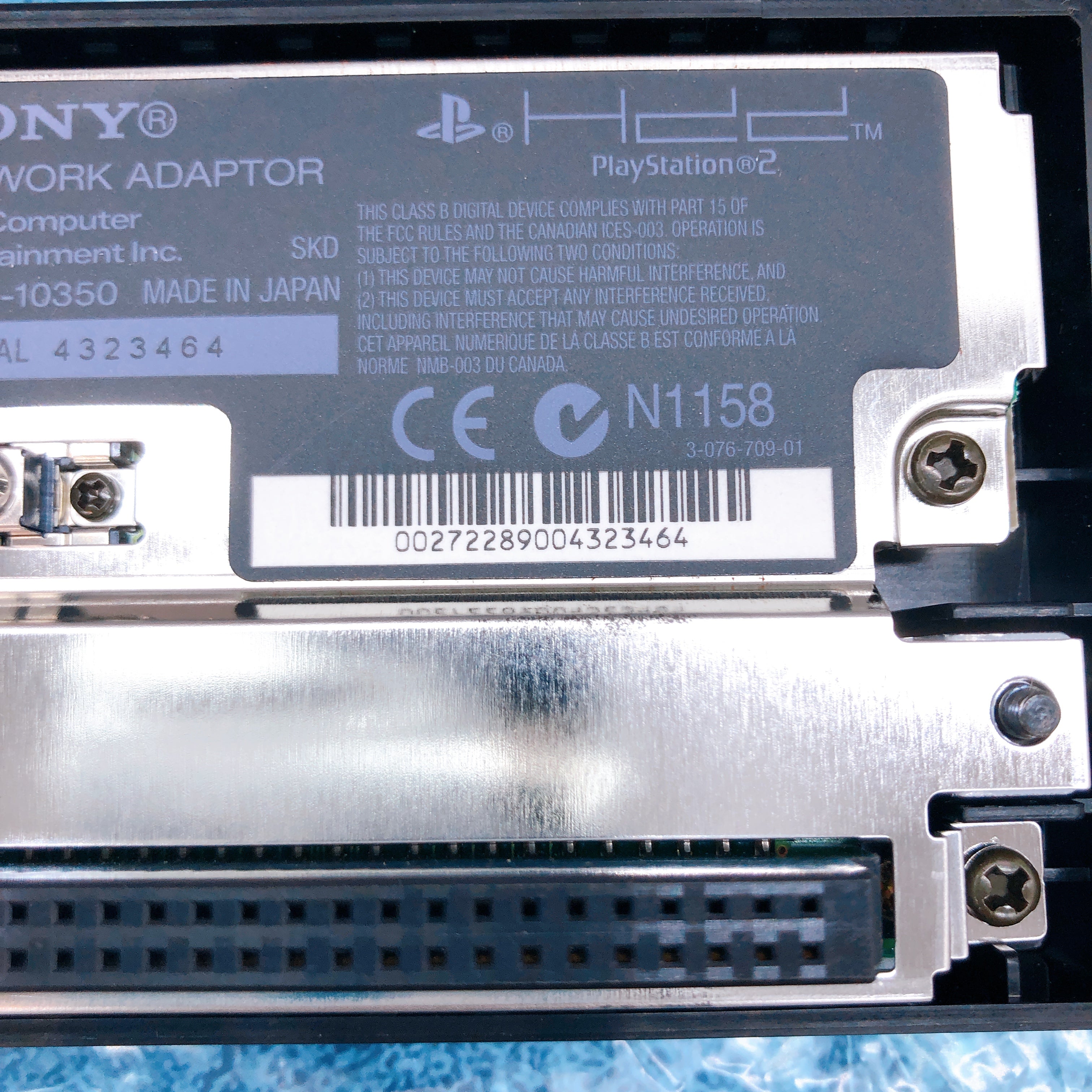 Sony Playstation 2 BB Unit 40GB SCPH-10400 Expansion Bay Type PS2 HDD Disc Drive