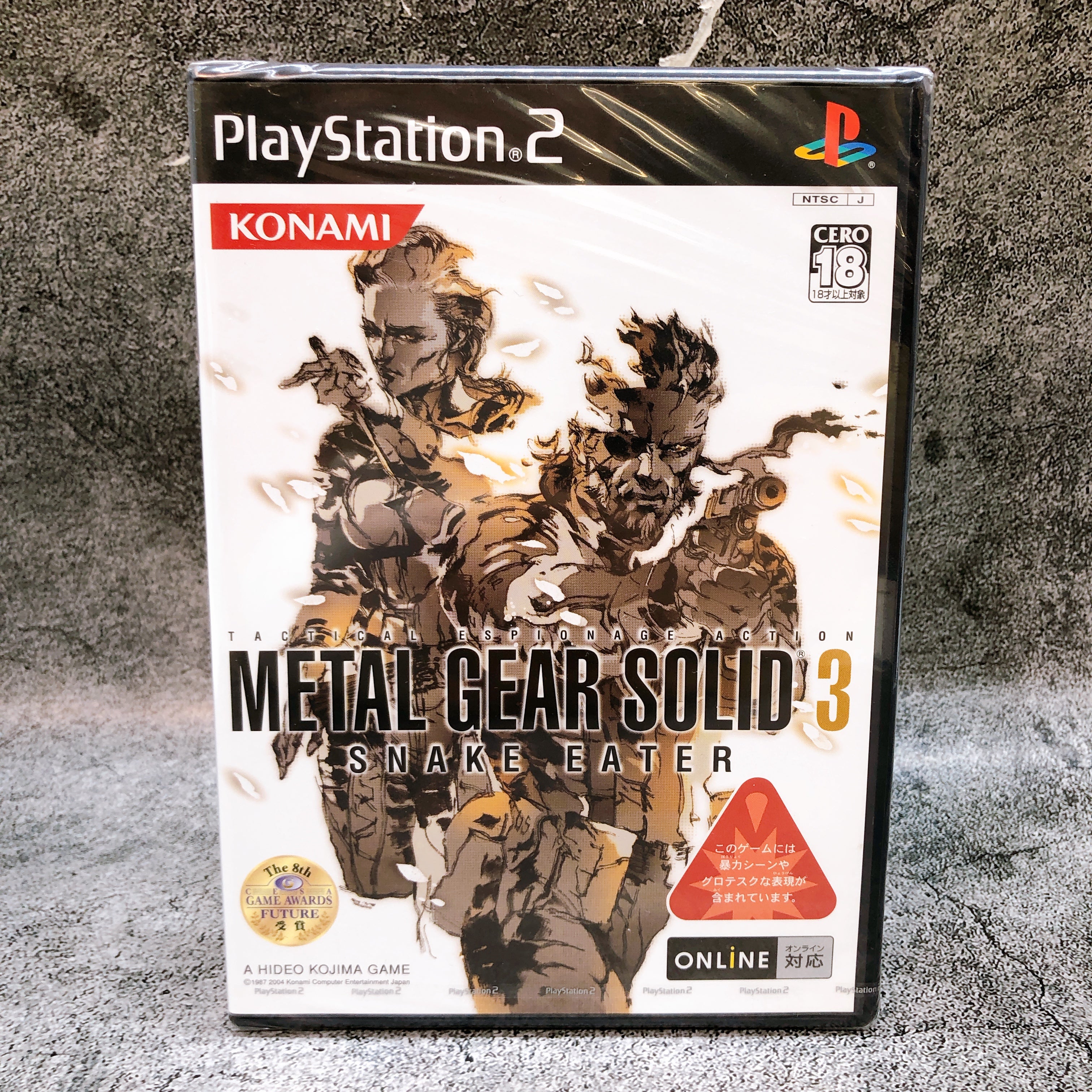 PS2 Metal Gear Solid 3 Snake Eater PlayStation 2 Konami Japan Game NEW FASTSHIP