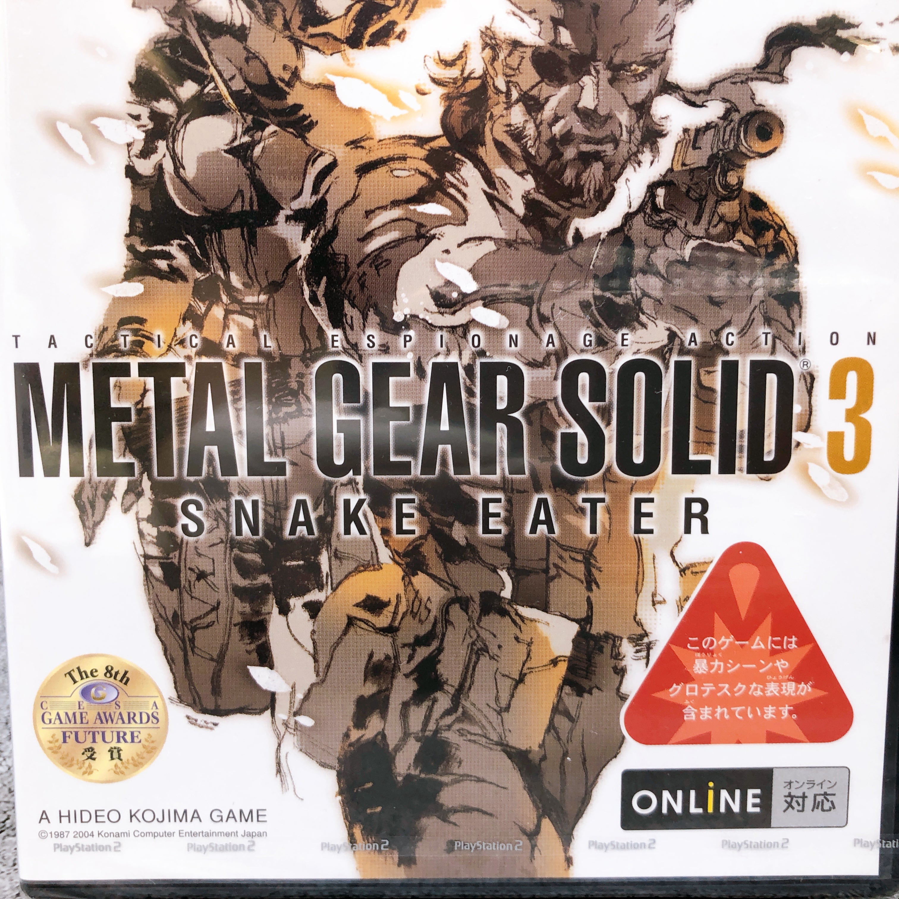 PS2 Metal Gear Solid 3 Snake Eater PlayStation 2 Konami Japan Game NEW FASTSHIP