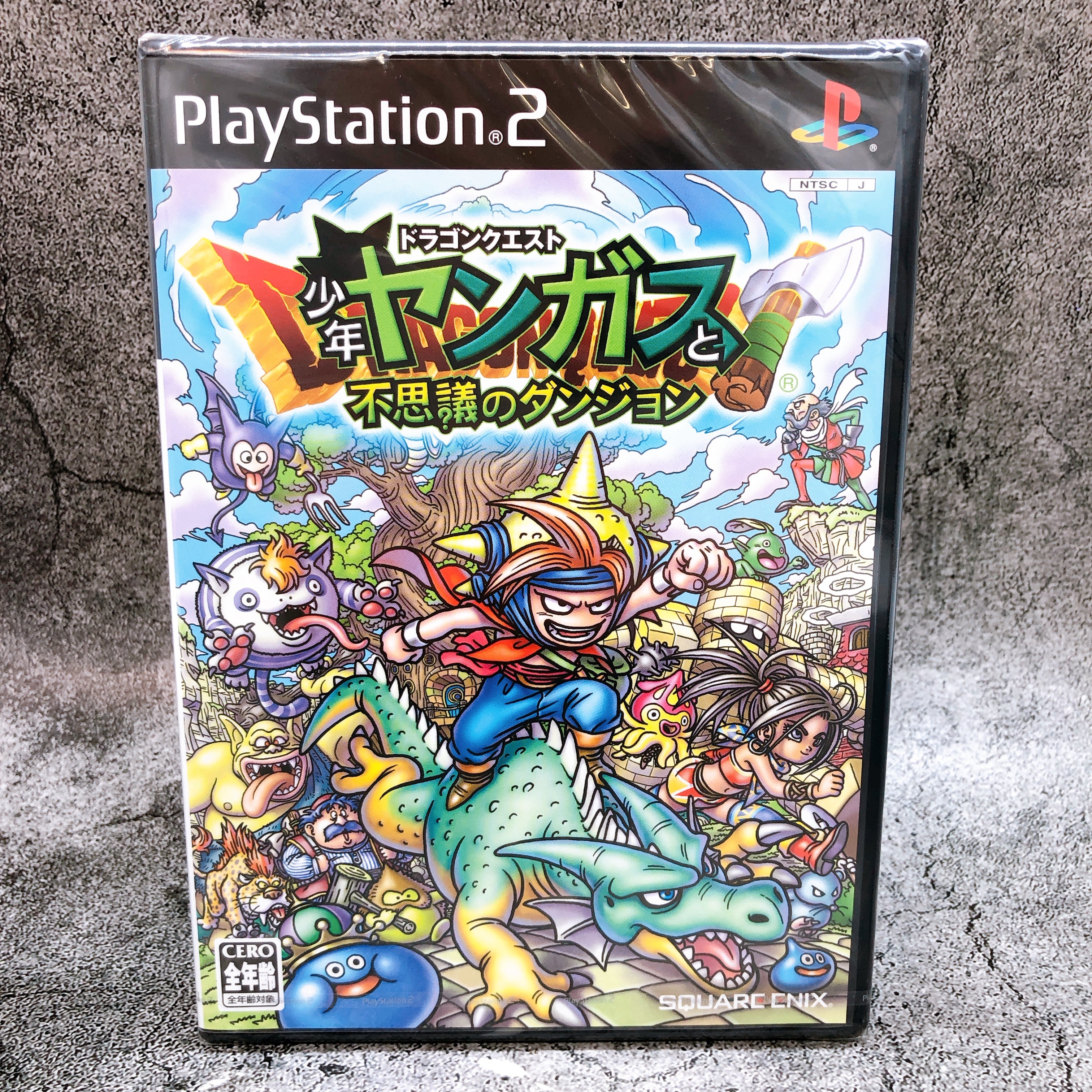 PS2 Dragon Quest Young Yangus and Mysterious Dungeon Square Enix Game Sealed New