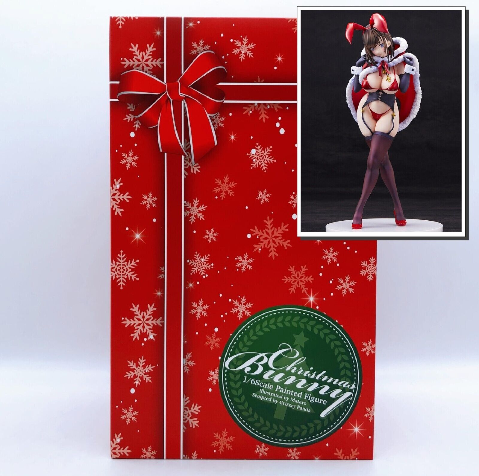 Mataro Original Character Christmas Bunny 1/6 Scale Figure Pink Cat Authentic