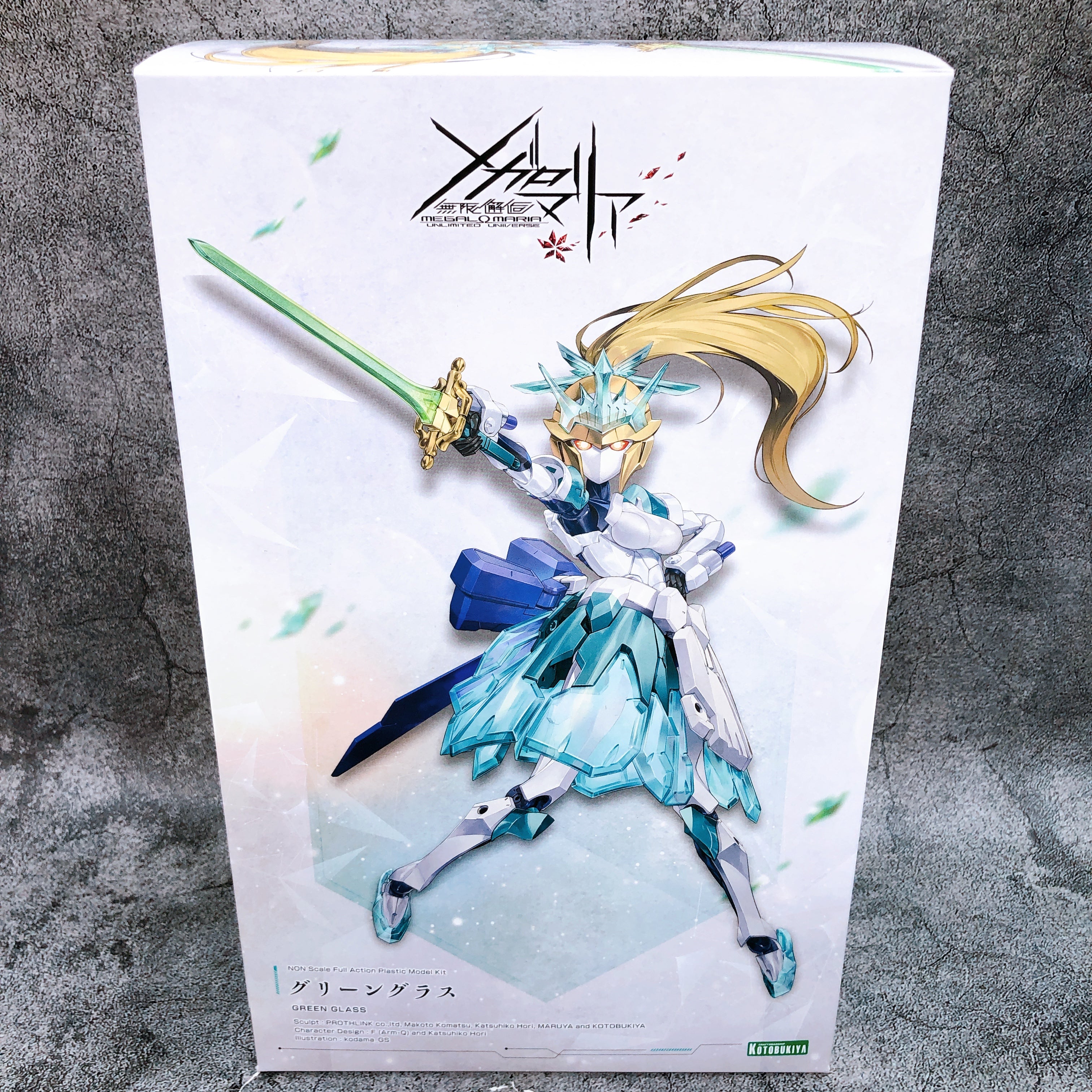 Megalomaria Unlimited Universe Green Glass & Bonus Head Parts Set Kit KOTOBUKIYA