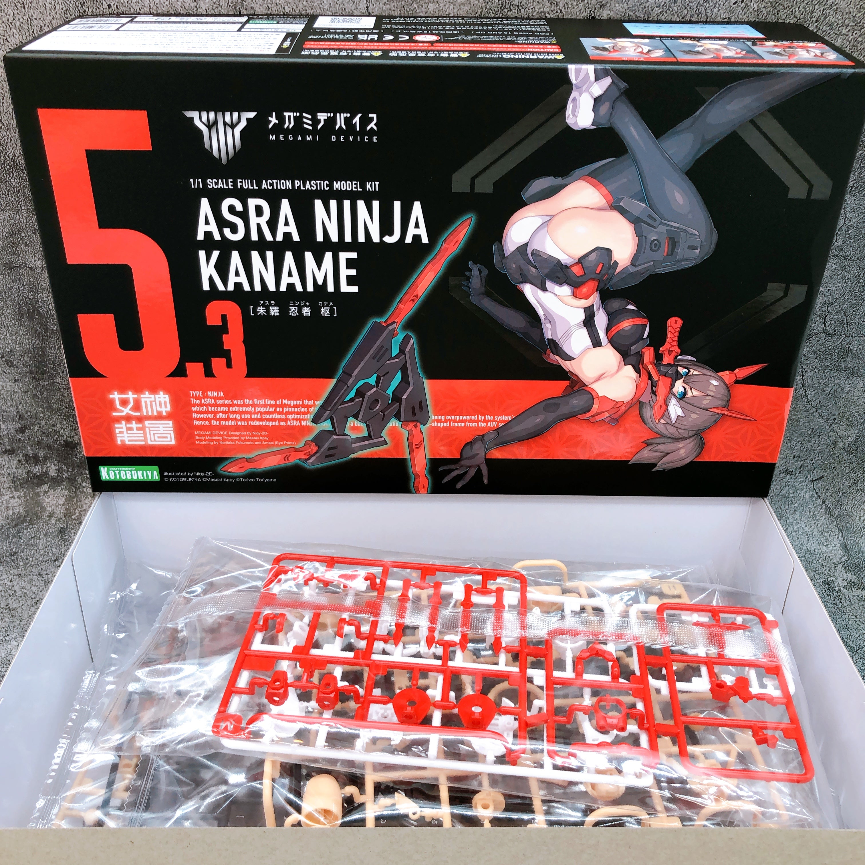 Megami Device ASRA Ninja Kaname & Bonus Parts Set Model Kit KOTOBUKIYA Japan NEW