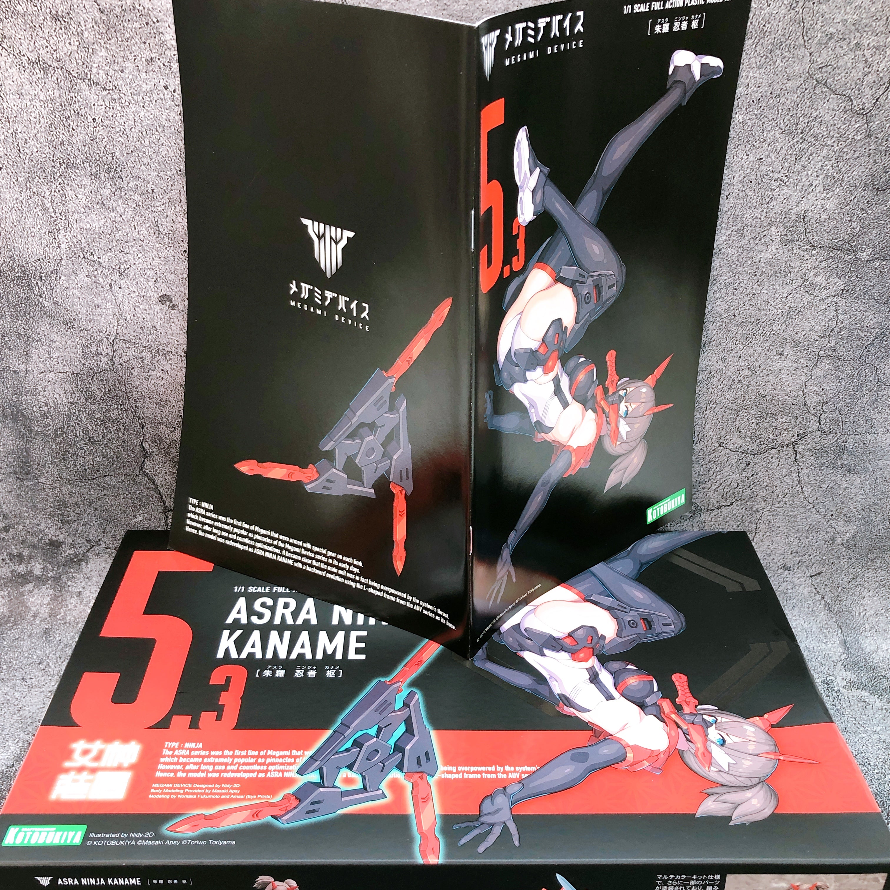 Megami Device ASRA Ninja Kaname & Bonus Parts Set Model Kit KOTOBUKIYA Japan NEW