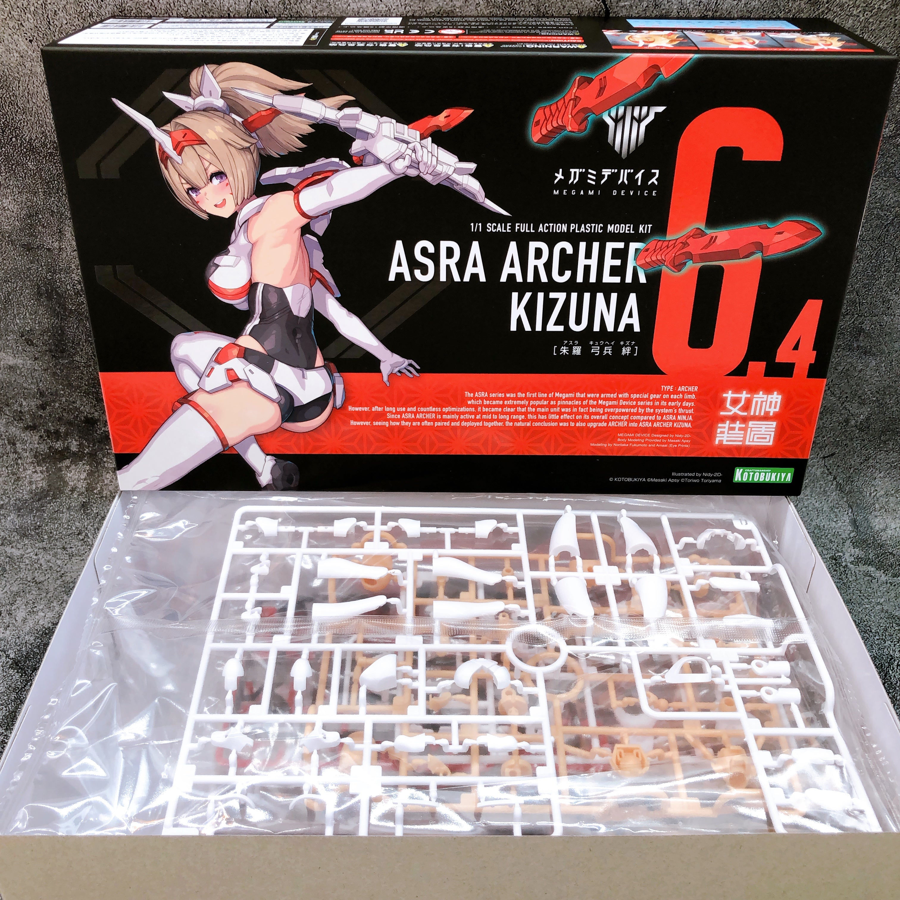 Megami Device ASRA Archer Kizuna & Bonus Parts Set Model Kit KOTOBUKIYA FASTSHIP