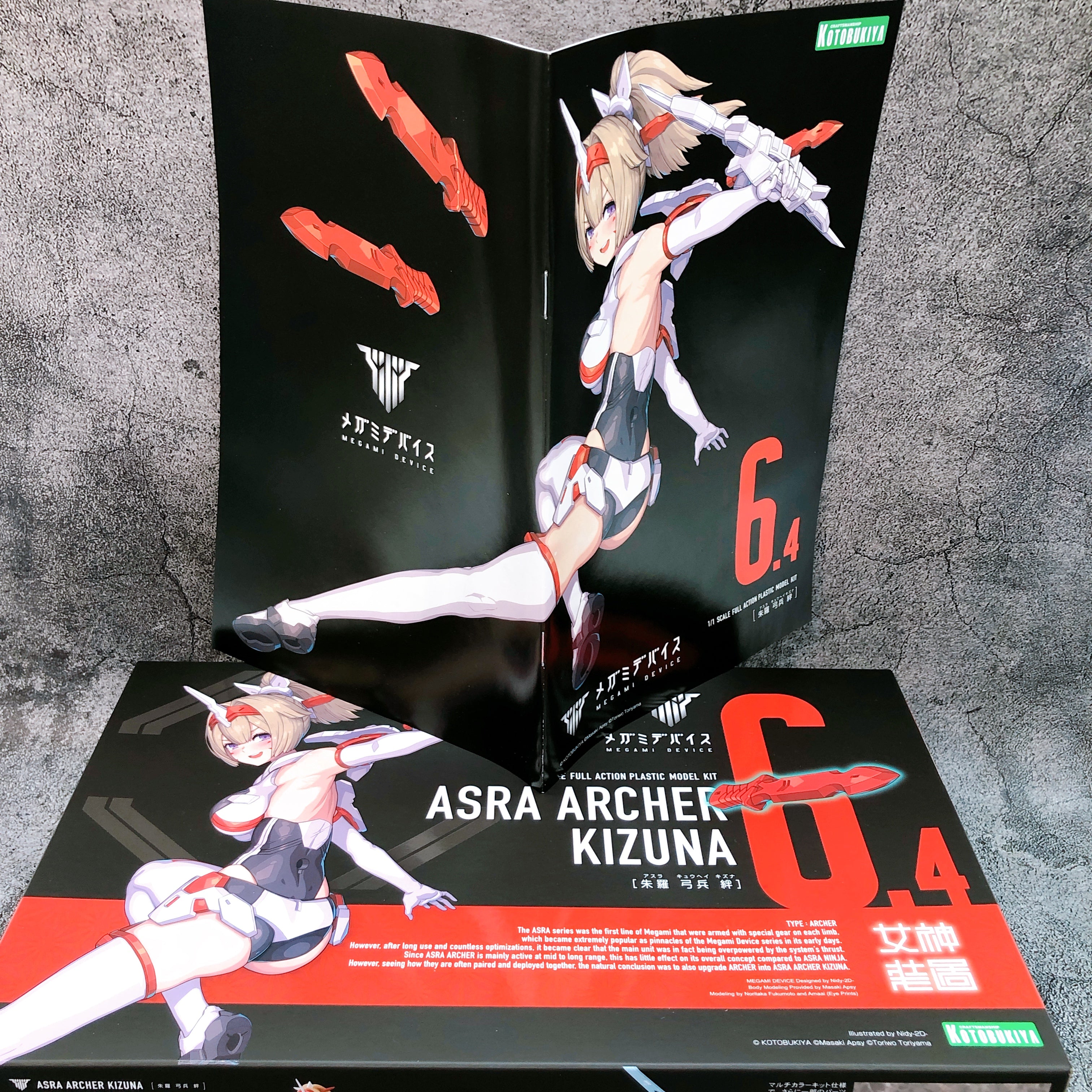 Megami Device ASRA Archer Kizuna & Bonus Parts Set Model Kit KOTOBUKIYA FASTSHIP