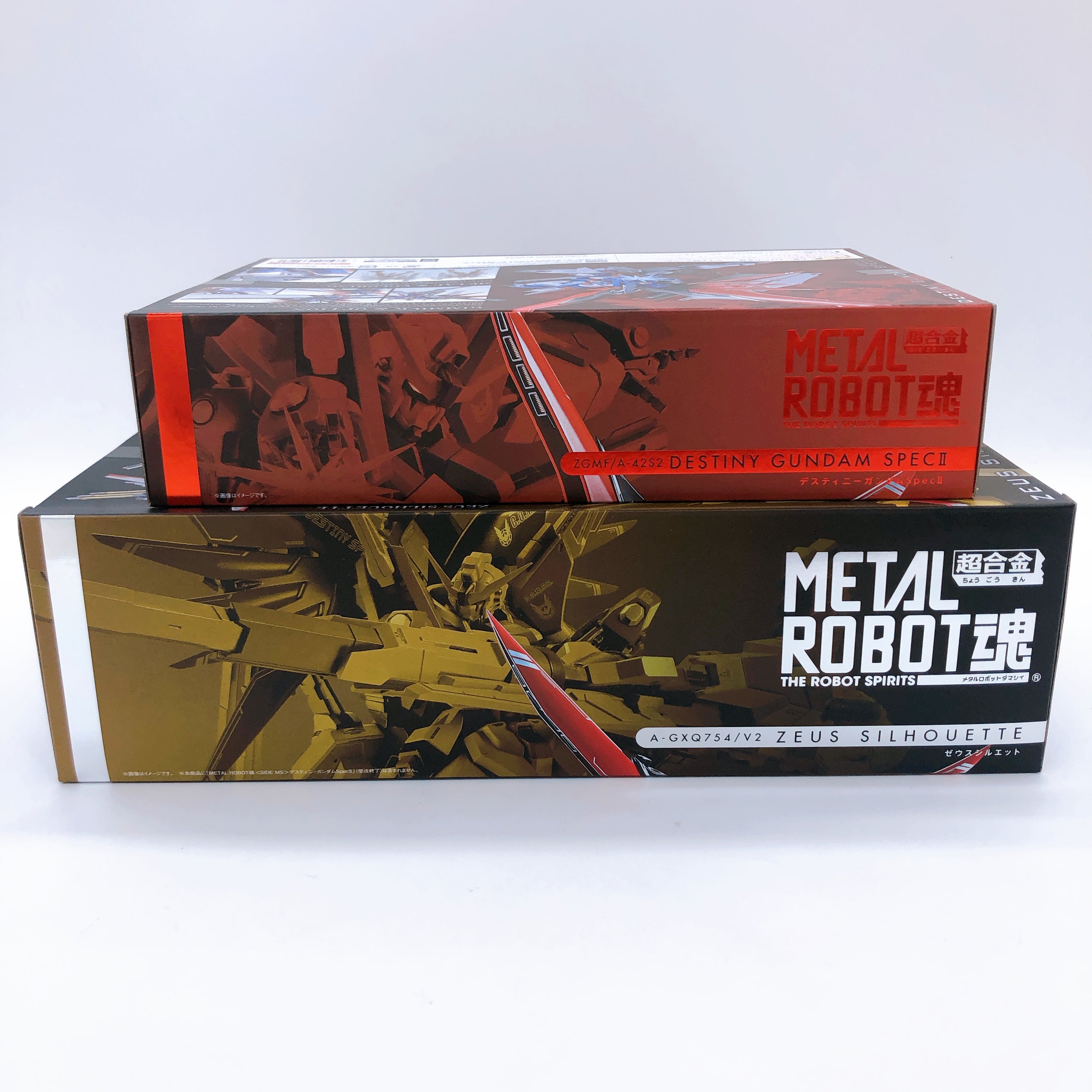 Metal Robot Spirits Destiny Gundam Spec II & Zeus Silhouette Set Figure Bandai