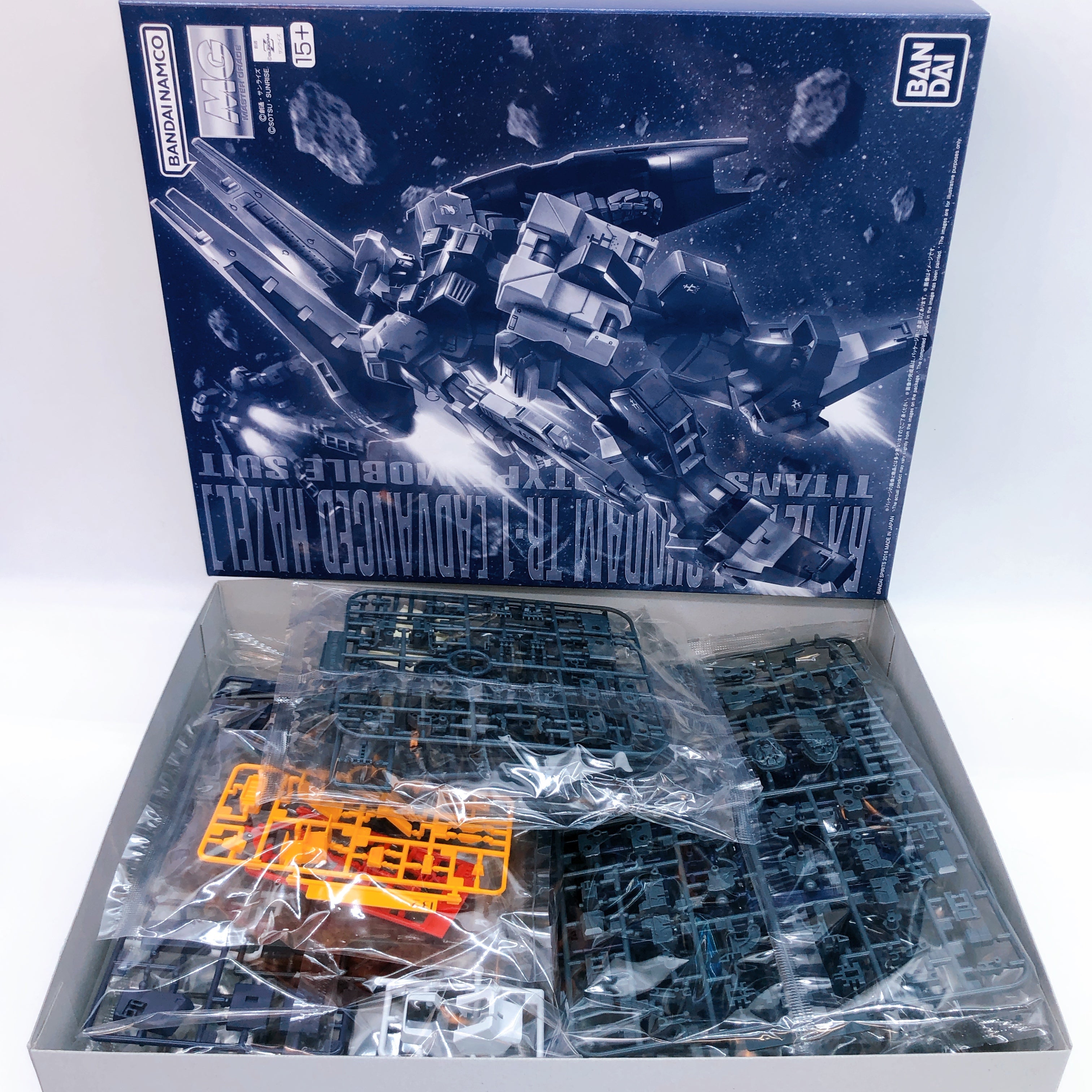 MG 1/100 Gundam TR-1 Advanced Hazel & G-Parts Hrududu Set Kit Premium Bandai NEW