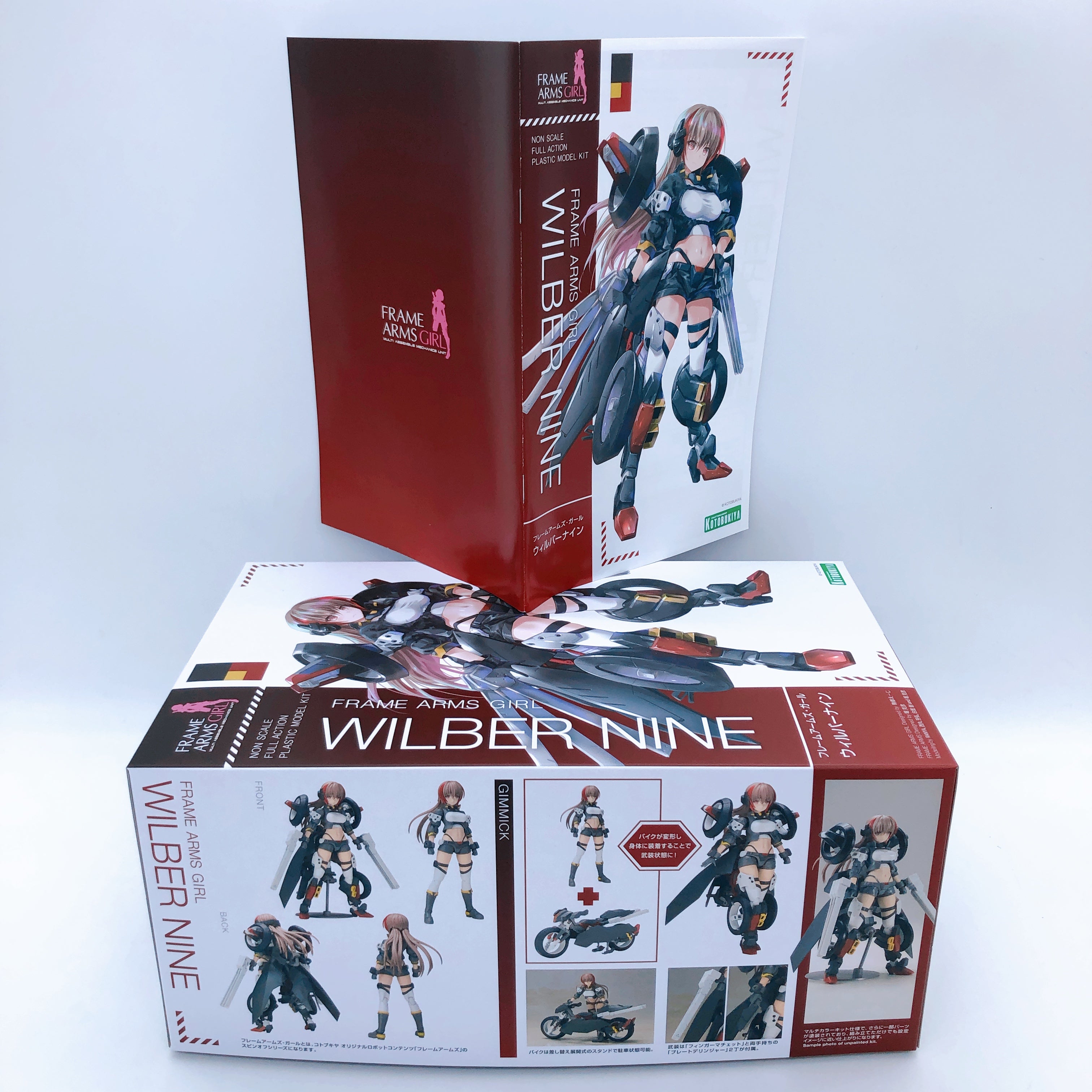 Frame Arms Girl Wilber Nine & Special Color Hair Parts Set Kit KOTOBUKIYA NEW