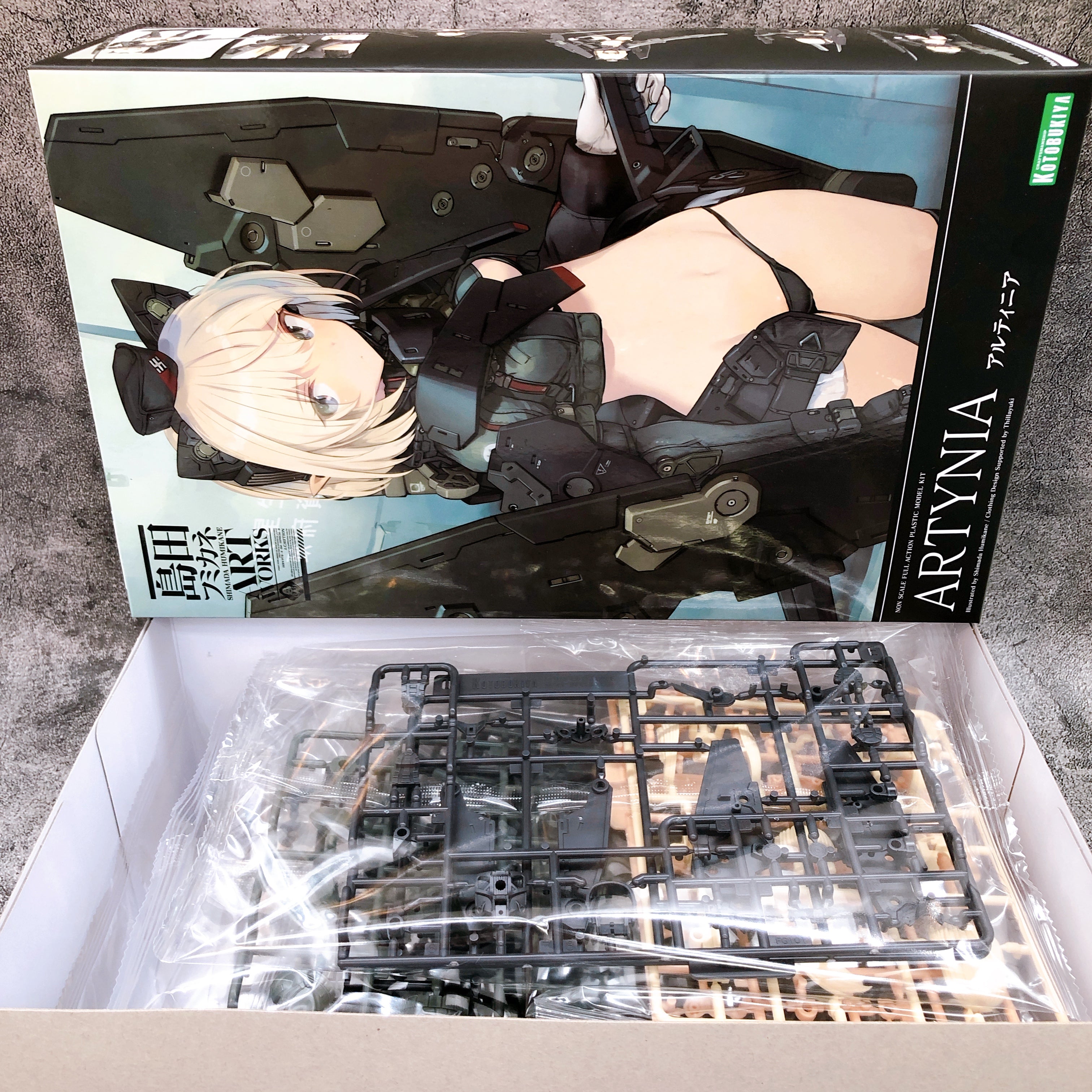 Shimada Humikane Art Works Artynia & Bonus Parts Set Model Kit KOTOBUKIYA NEW